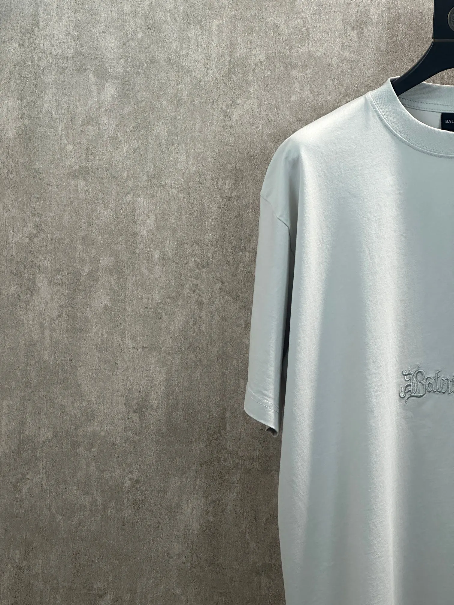 Balenciaga 字母 刺绣 短袖T恤