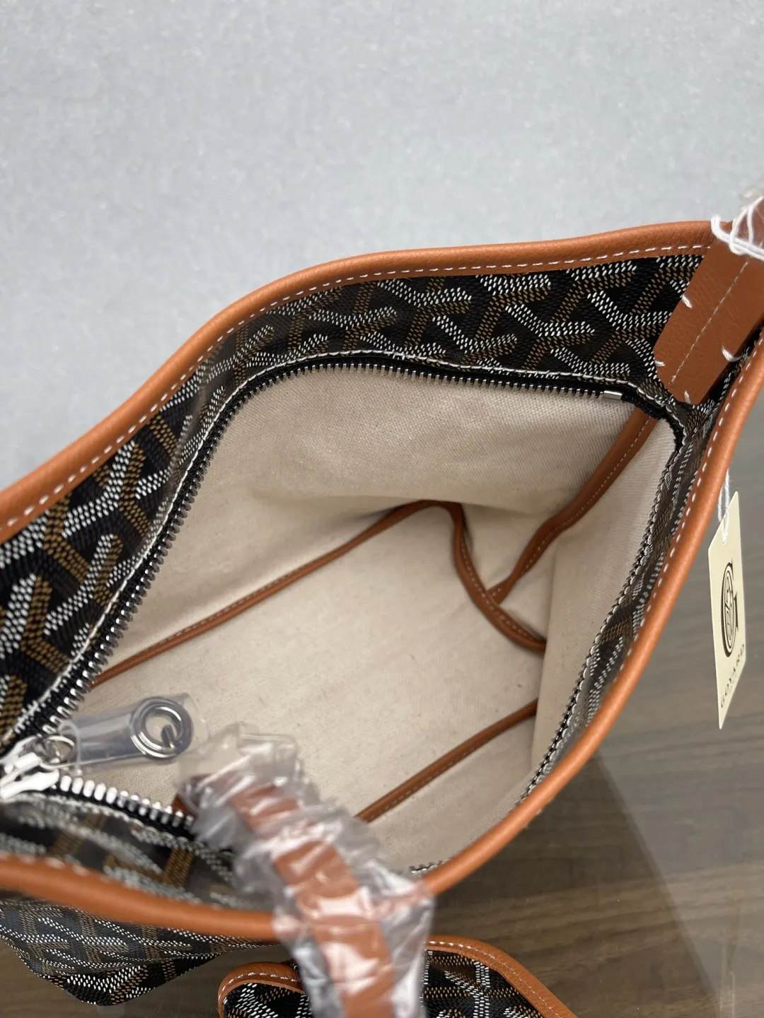 Goyard Hobo 棕色 腋下包 复古腋下背款
