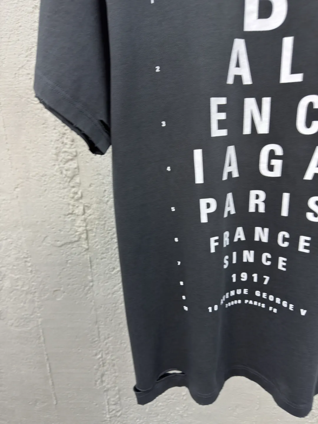 Balenciaga 黑色 短袖T恤