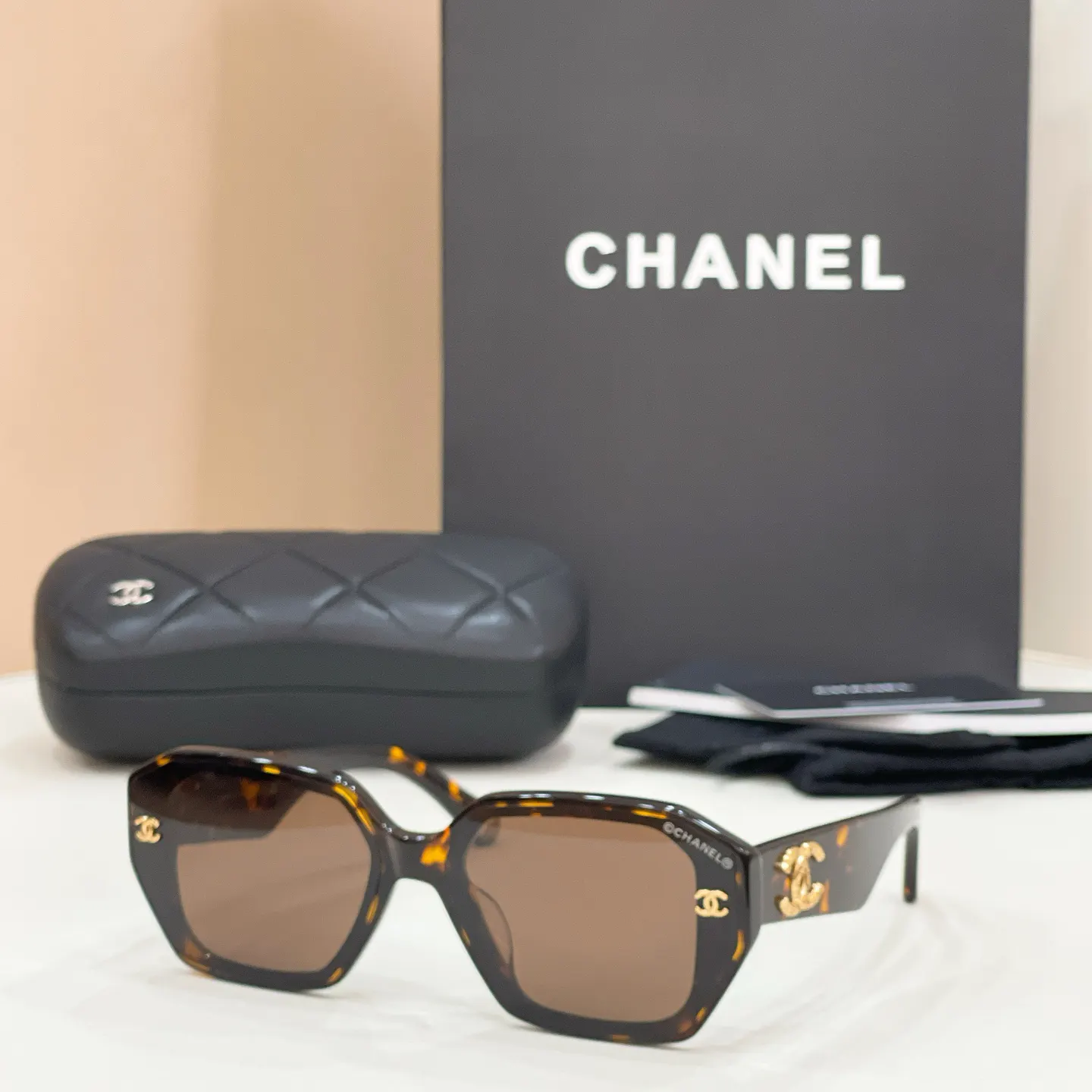 Chanel 黑色 光学眼镜