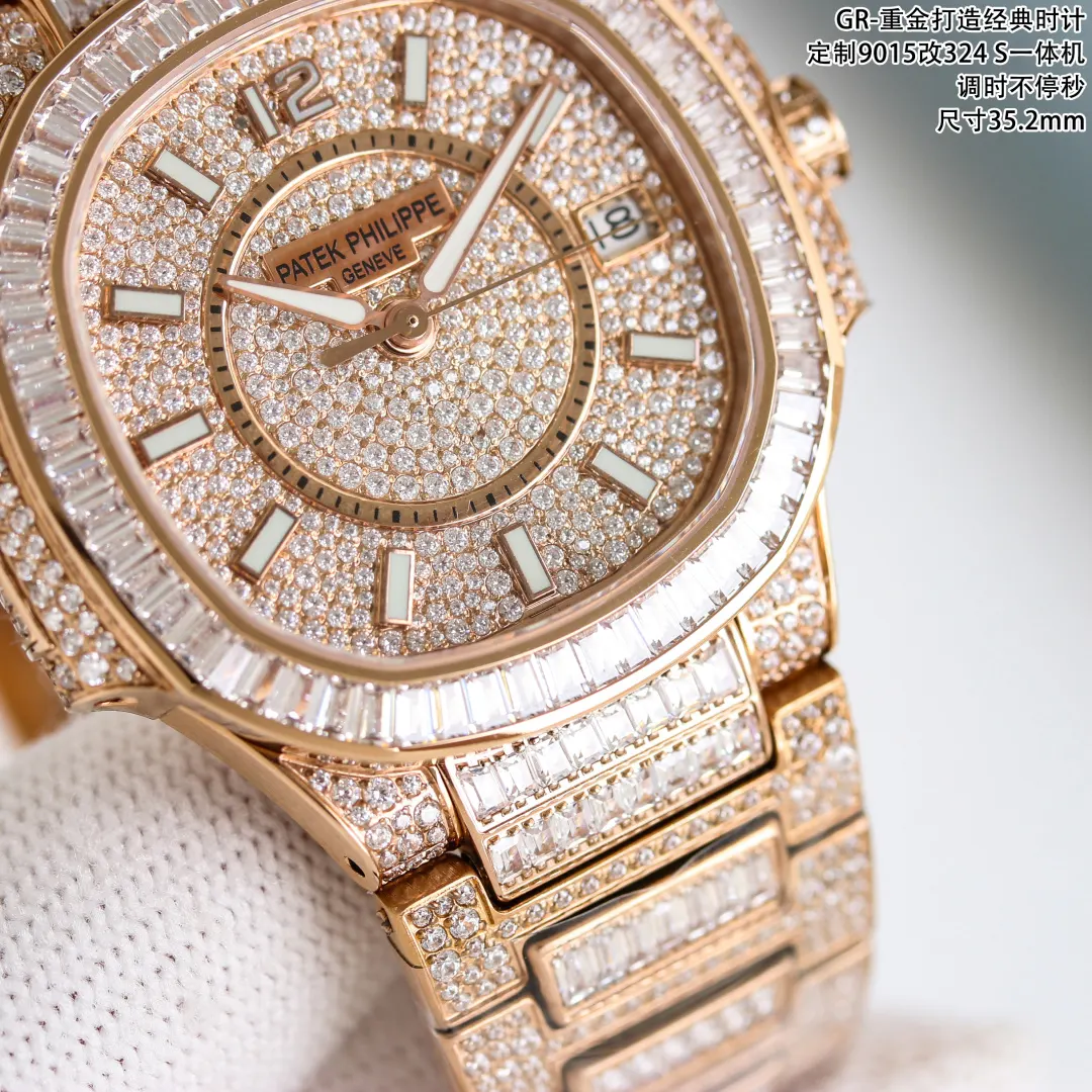 Patek Philippe 白色 玫瑰金 手錶 經典腕表款