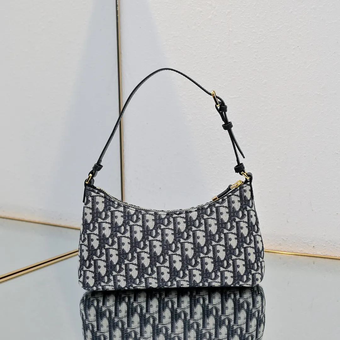 Dior Caro Oblique 白色 手提包