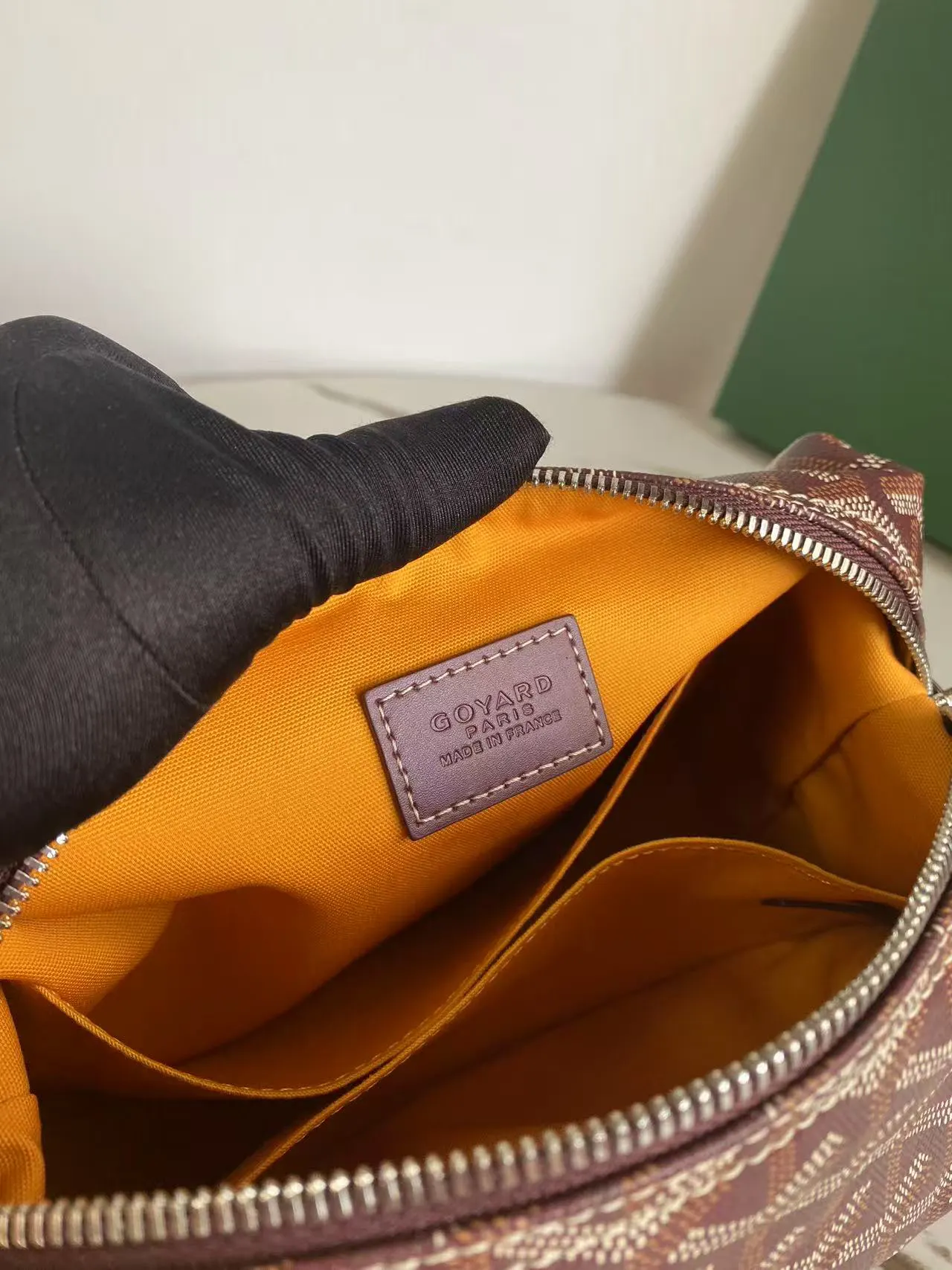 Cosmetic Pouch Leather