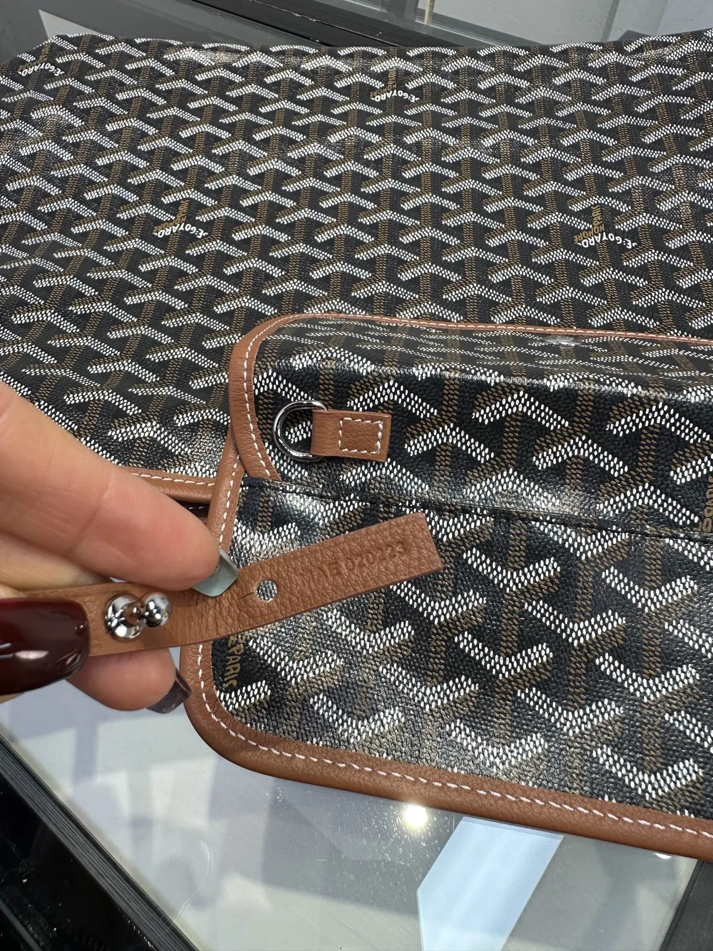Goyard Hobo 棕色 腋下包 復古腋下背款