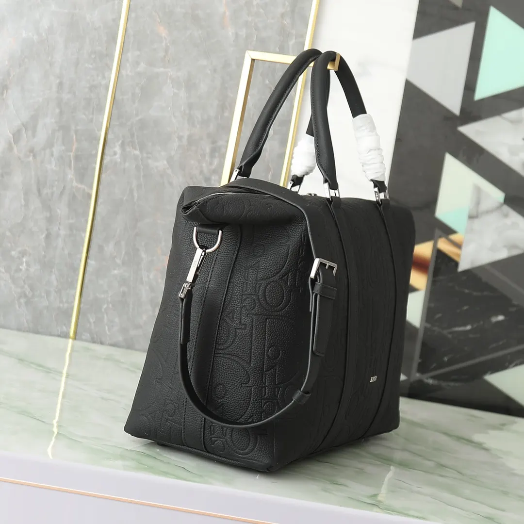 Dior Black Organizer Pouch Travel Leather