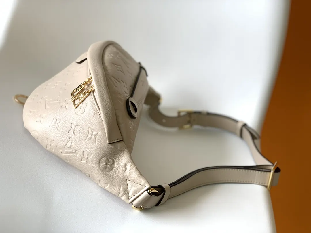 Louis Vuitton Black White Belt Bag Casual