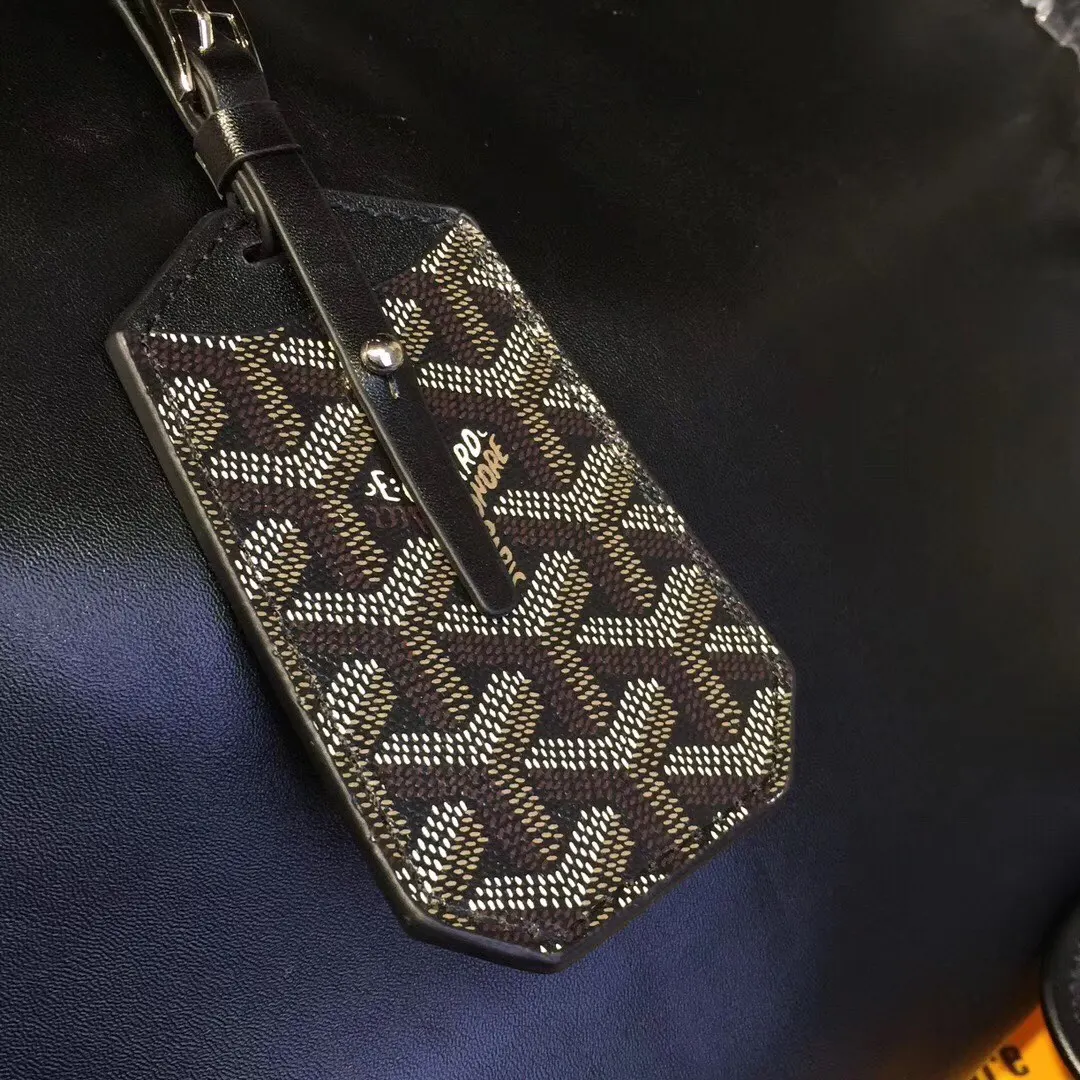 Goyard 戈雅 双面可用 充满法式优雅 订制Y字母涂鸦料 皮轻 托特包 大容量托特款