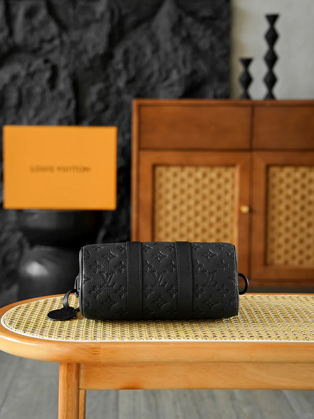 Keepall 牛皮 旅行袋 大容量旅行款