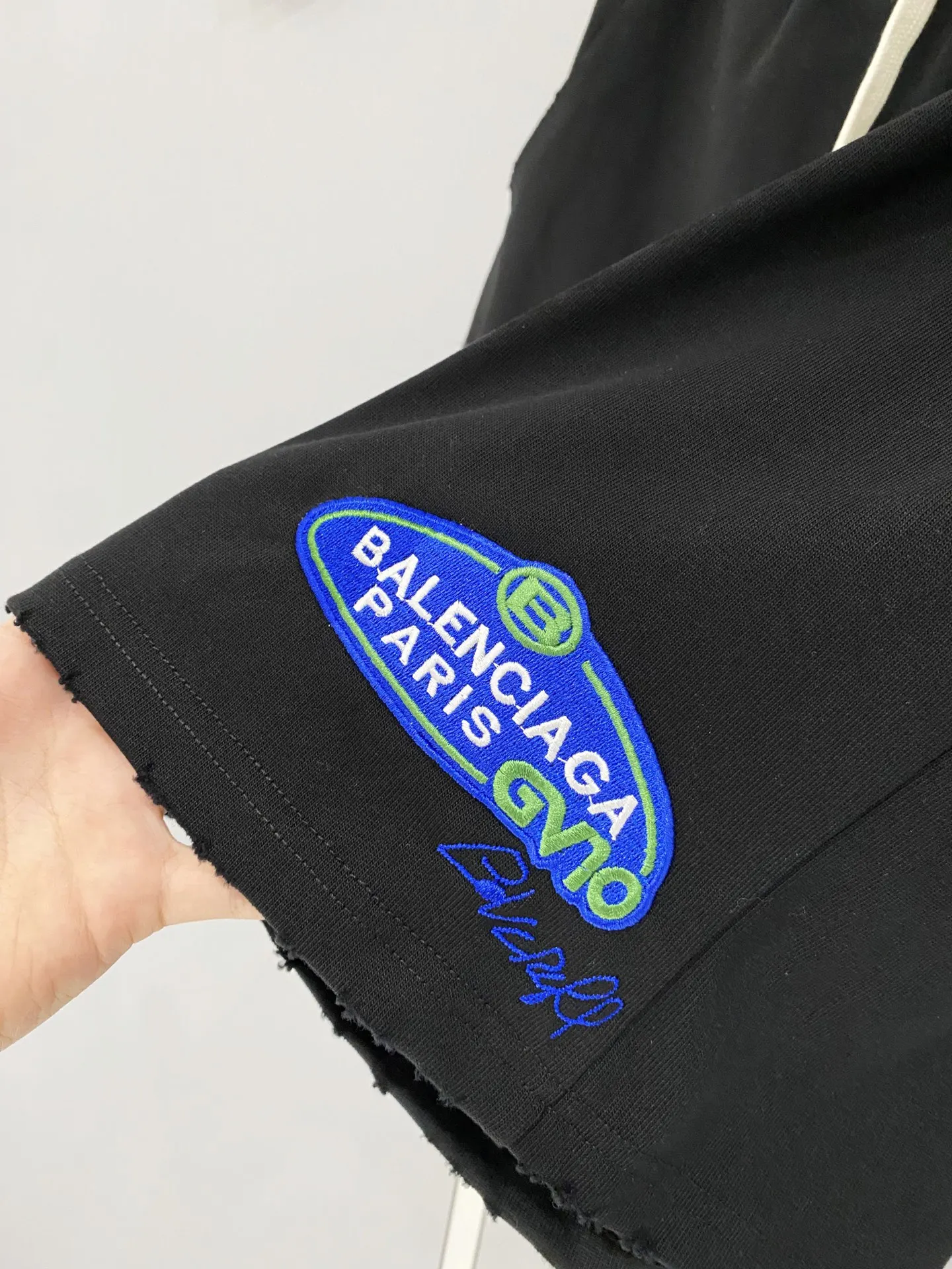 Balenciaga 黑色 純棉 短褲