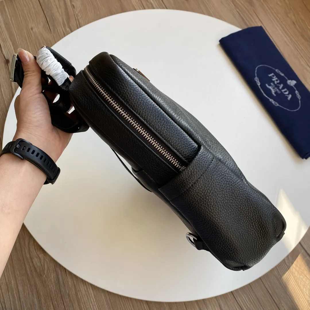 Prada Black Belt Bag Casual Leather