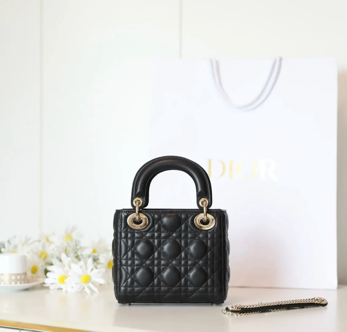 Dior Lady 手提包 黑色