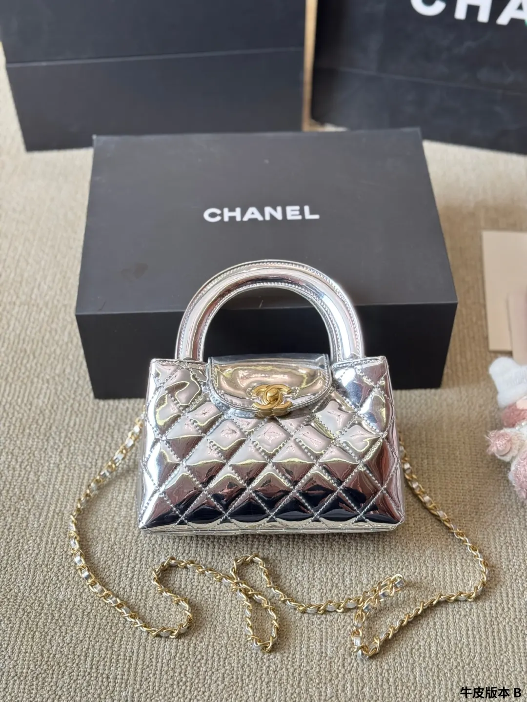 CHANEL Kelly 牛皮 链条包 精致链条款