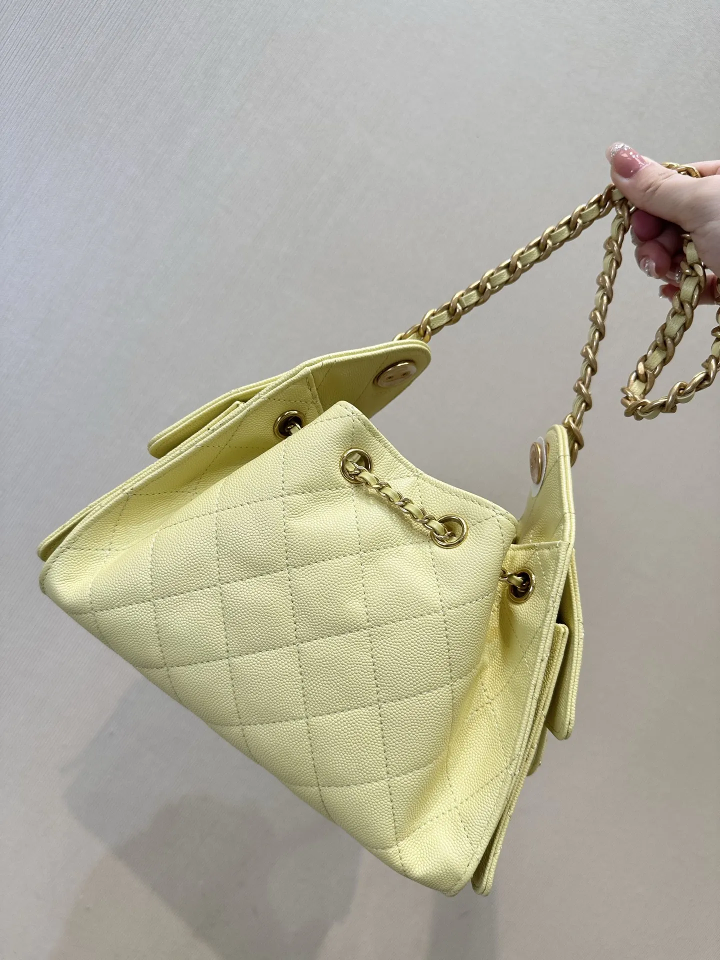 Bucket Bag Casual Leather