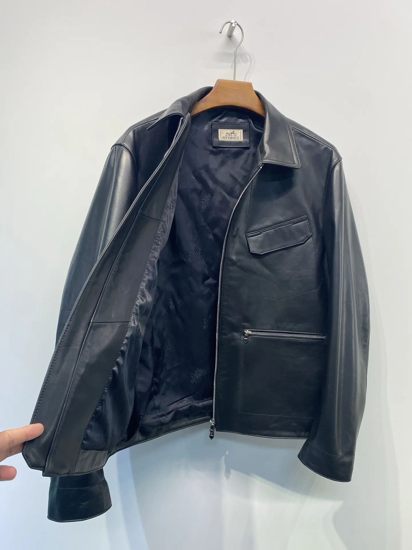 Hermès 羊皮 外套 高级休闲