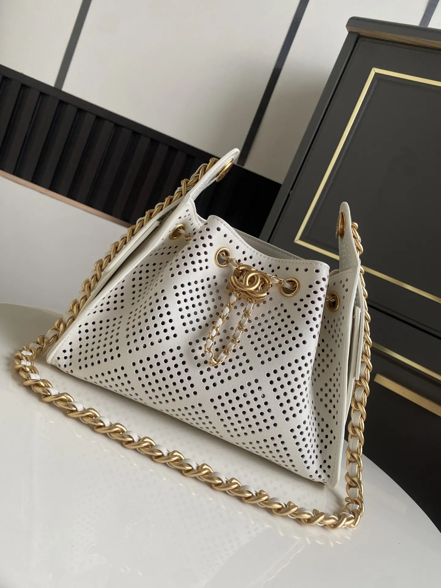 CHANEL Hobo 小牛皮 腋下包 复古腋下背款