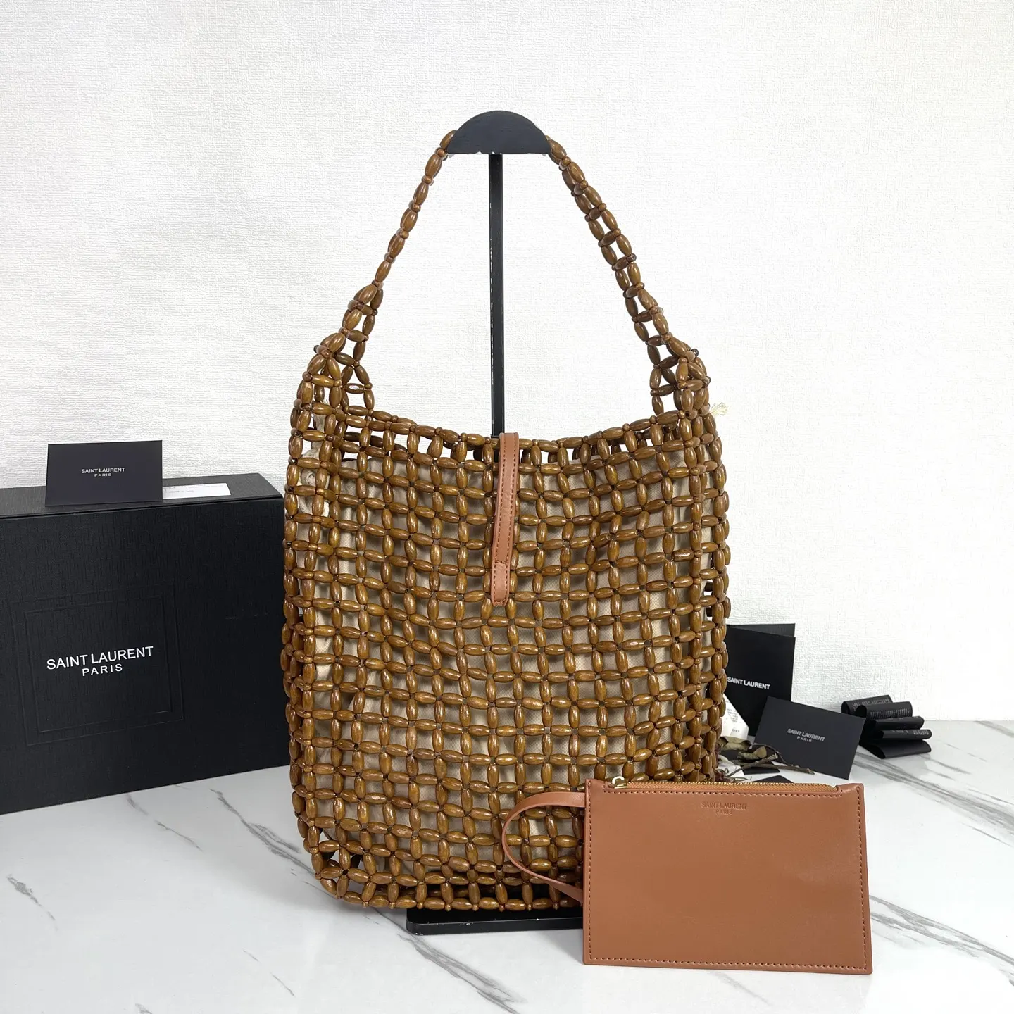 YSL Hobo 皮革 镂空感夏天背自带清凉 编号 腋下包 復古腋下背款