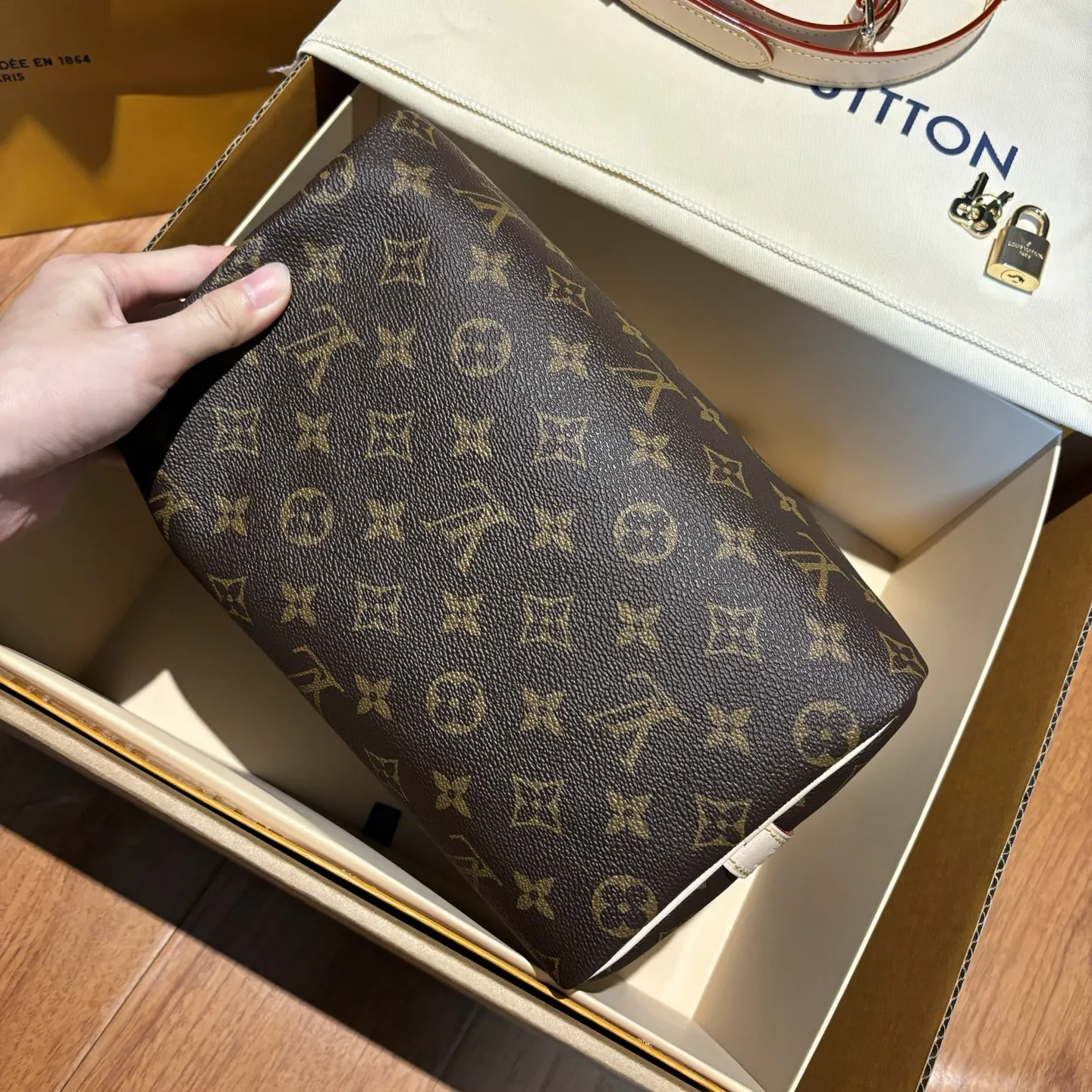 Monogram Top Handle Bag Commuter