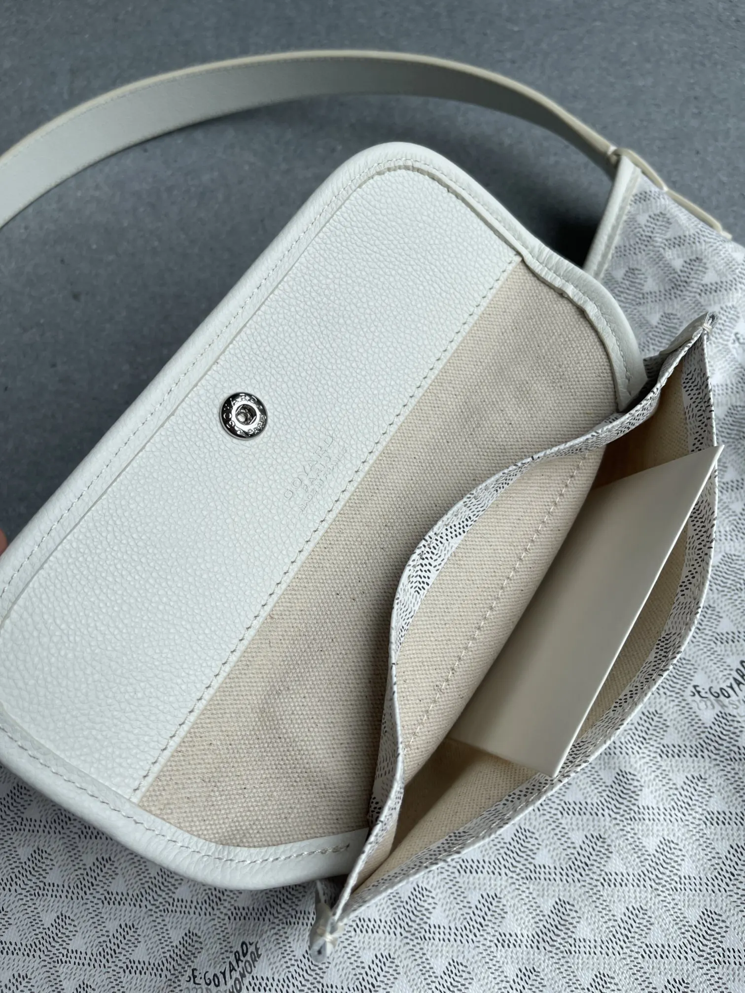Goyard Hobo 黑色 棕色 小牛皮 腋下包 復古腋下背款