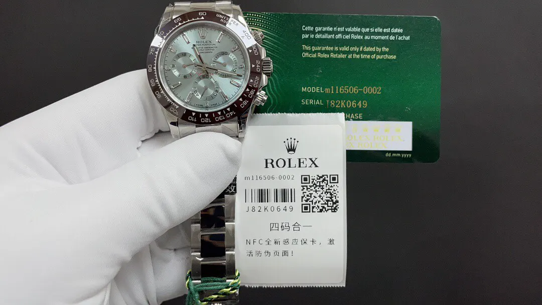 Rolex 今日推荐 劳力士 冰蓝迪 带NFC 感应保卡 四码 手表 经典腕表款