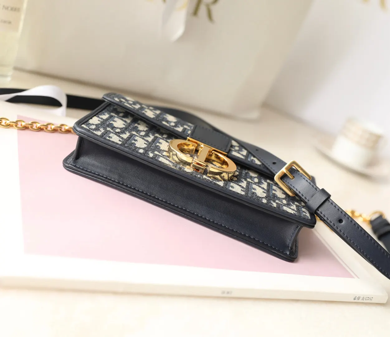 Dior Oblique老花牛皮手袋 手提斜挎 通勤