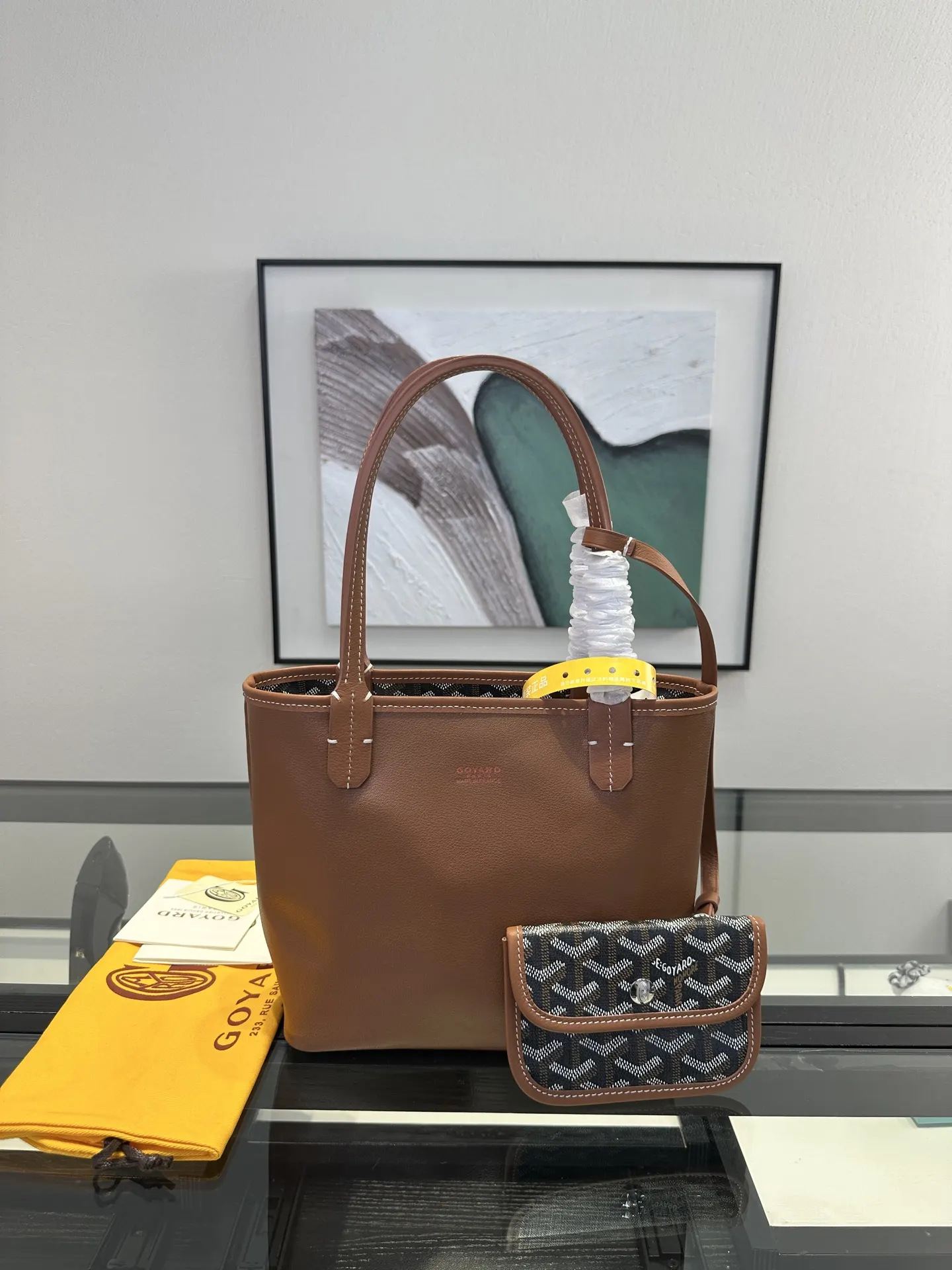 Goyard 棕色 小牛皮 托特包 大容量托特款