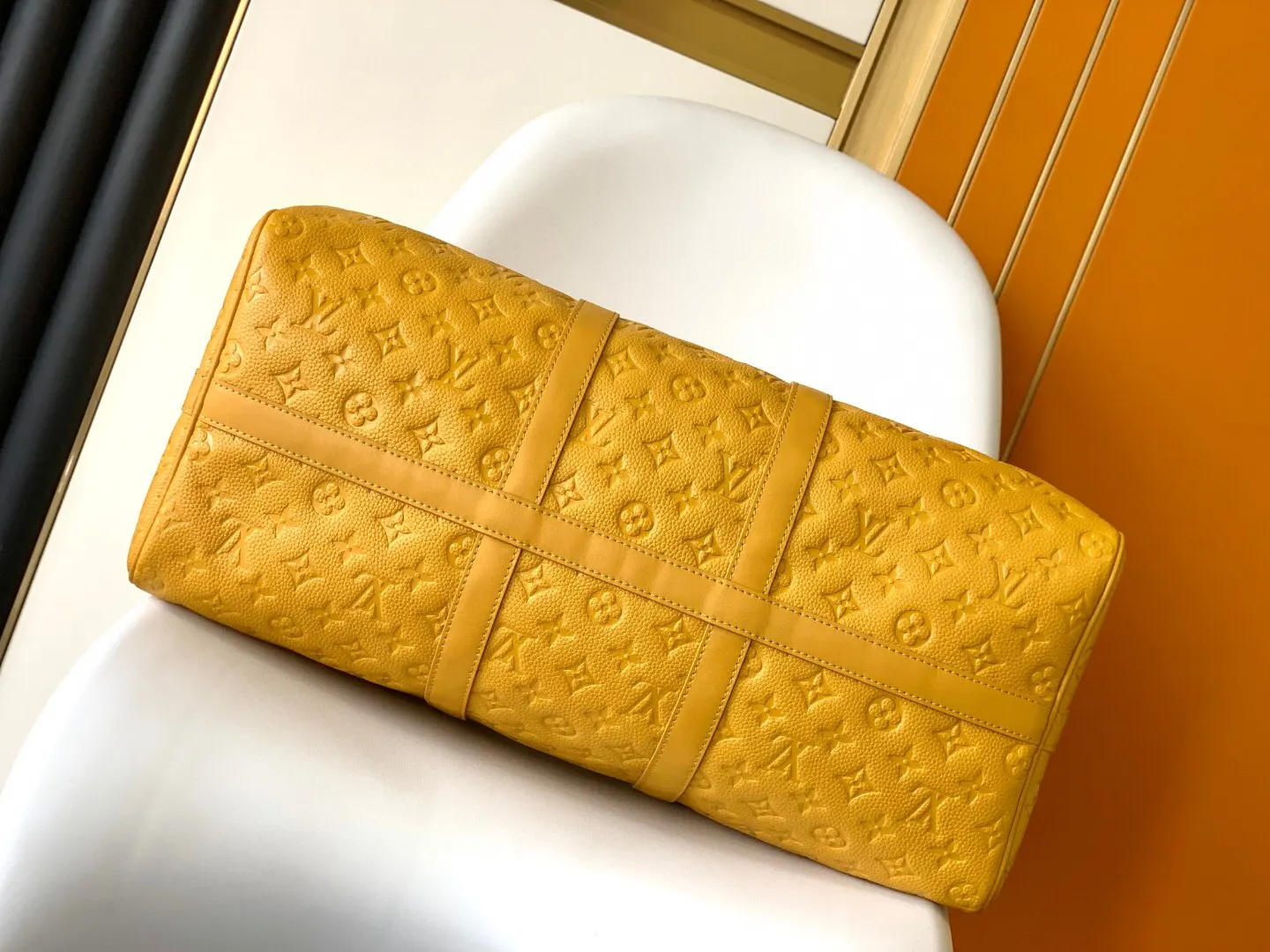 Keepall 红色 黄色 Mo旅行包 大容量旅行款