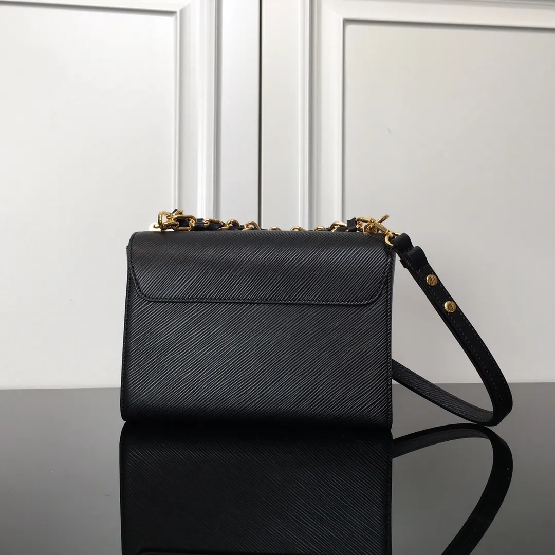 Louis Vuitton Black Chain Bag