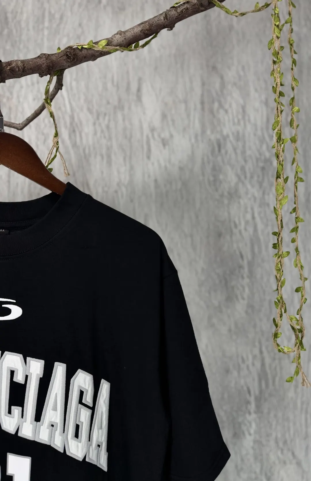 Balenciaga Letter Embroidery Short Sleeve T-Shirt Street