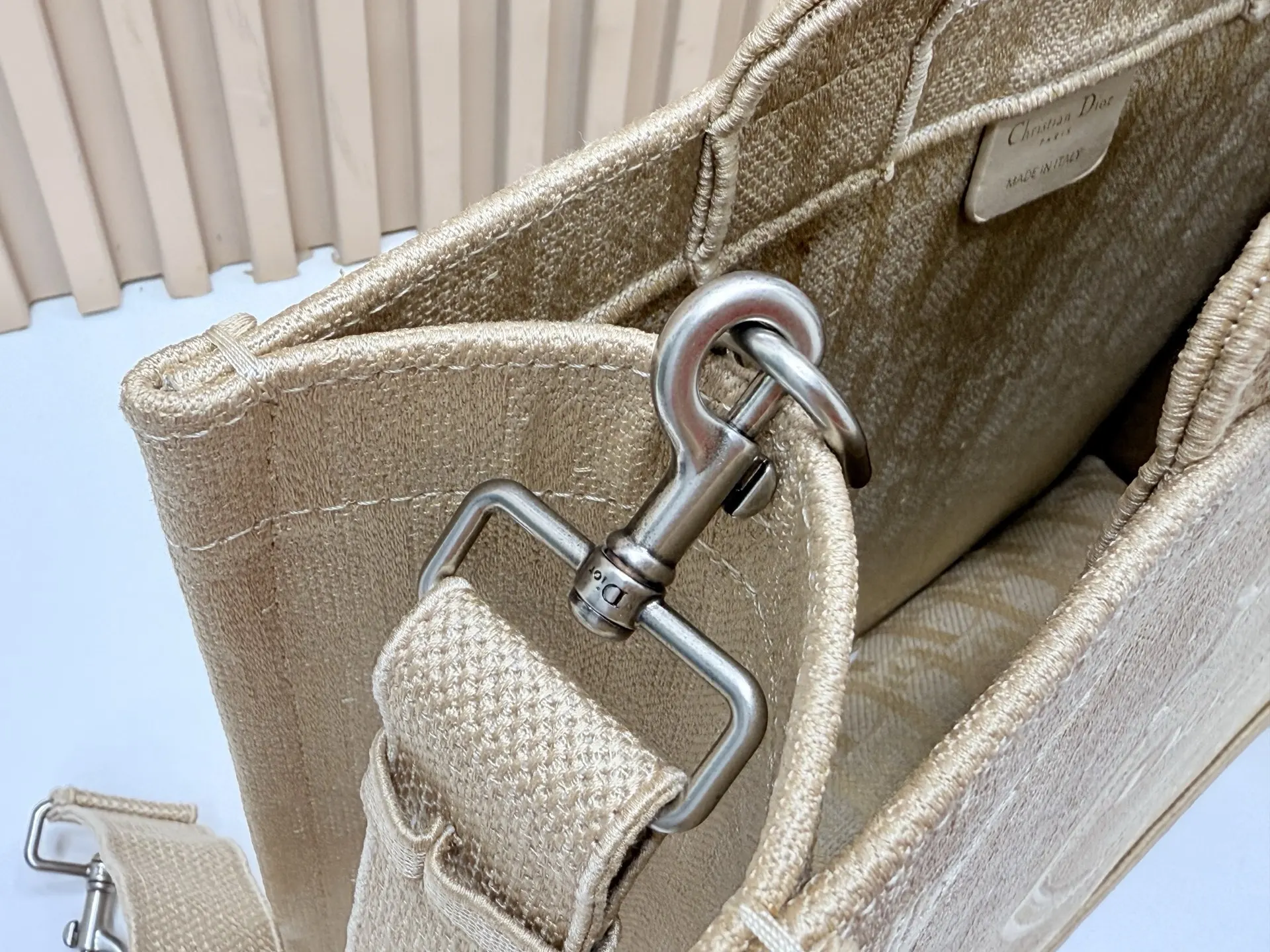 Dior Book Tote 白色 刺绣 托特包