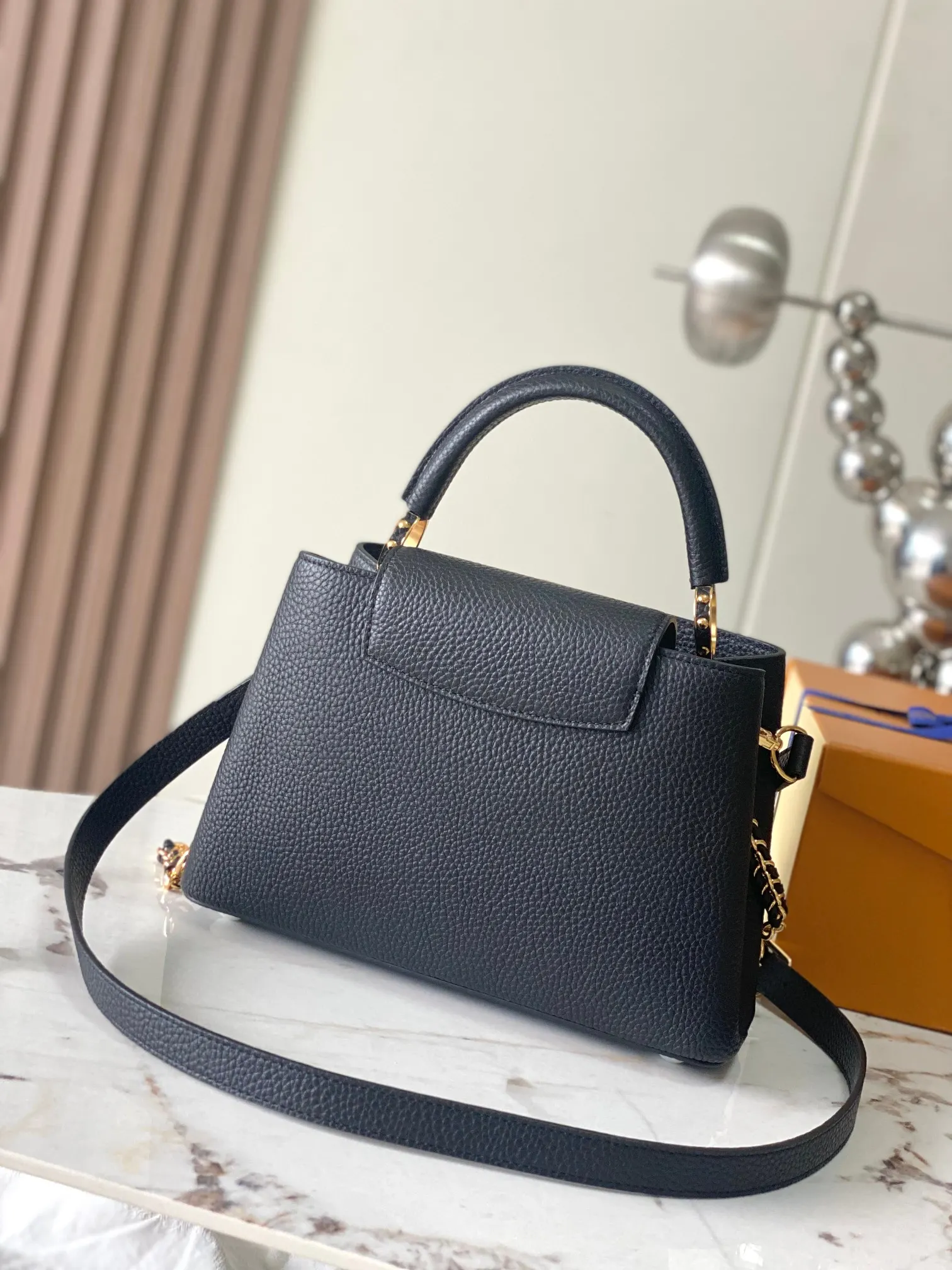 Black White Chain Bag