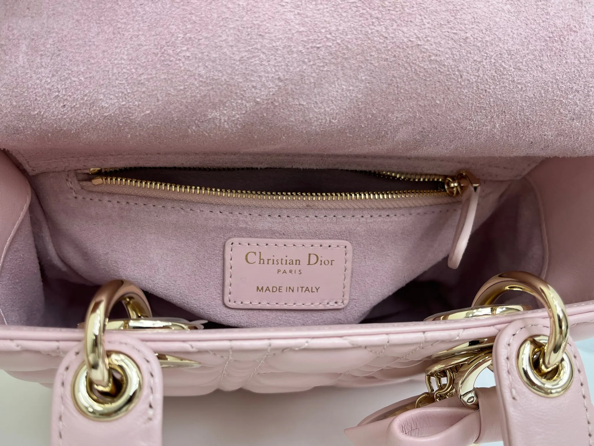 Dior My AbcDior Pink Lambskin Handbag