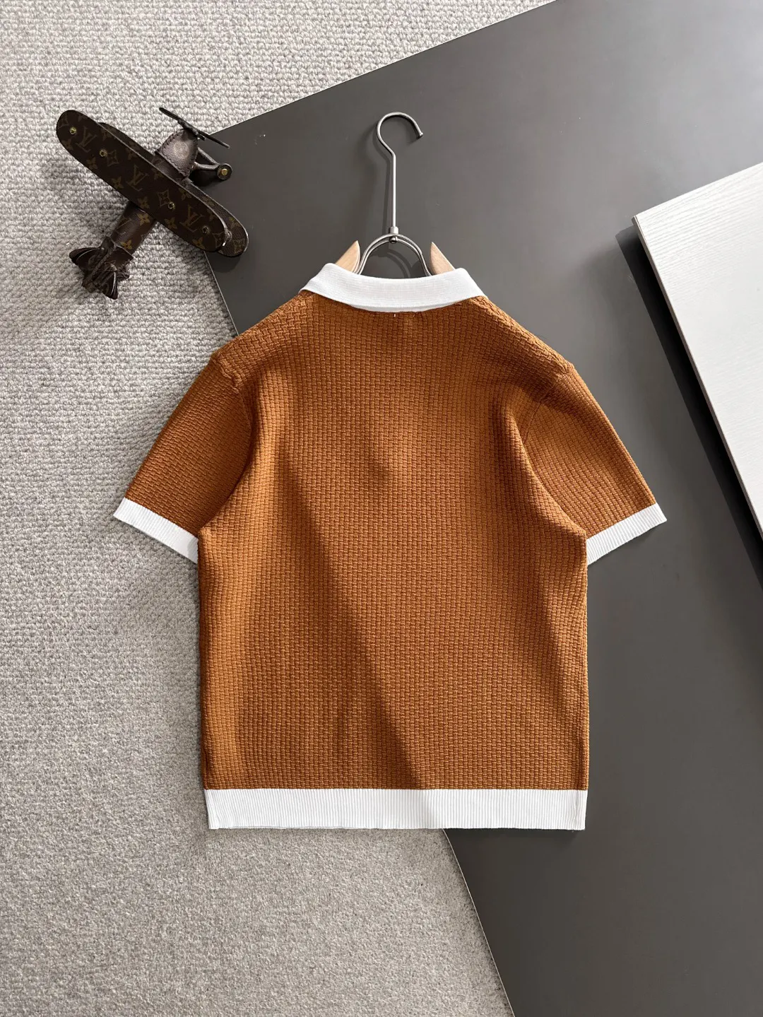 Burberry Embroidery Cotton Knitwear Textured Knit Image 9 Burberry Embroidery Cotton Knitwear Textured Knit Image 9