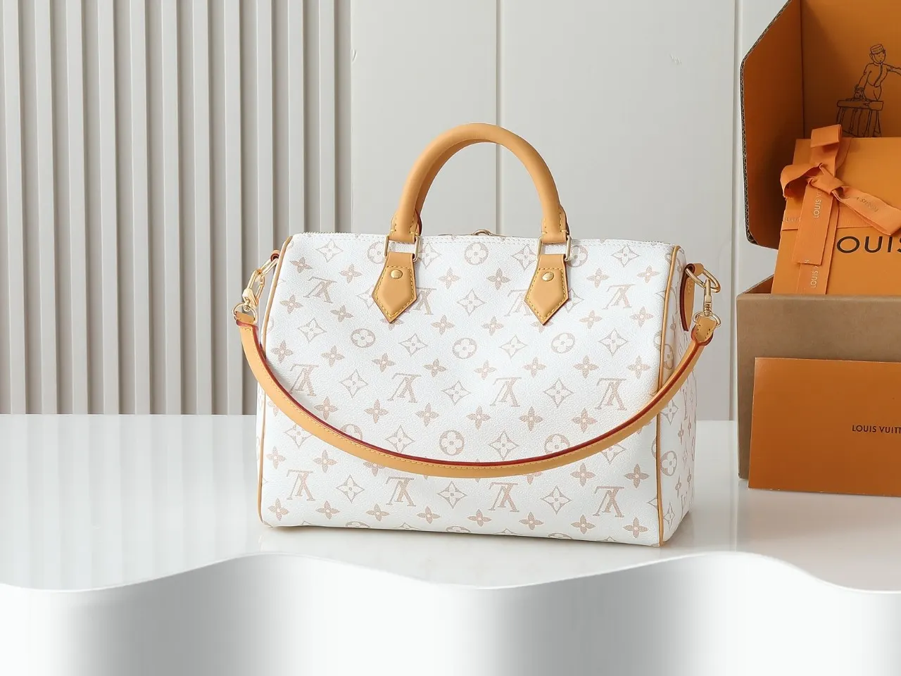 LV Speedy 牛皮 收納包 旅行收納款