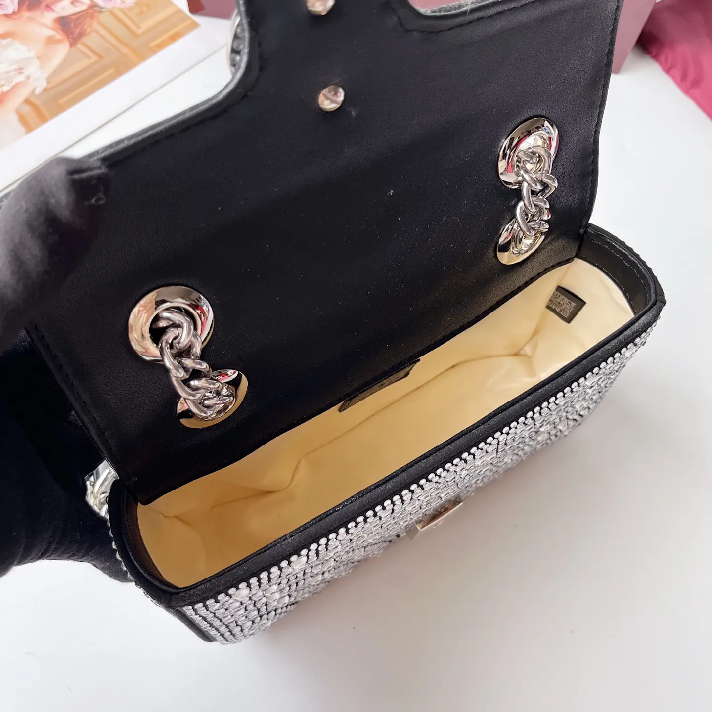 Gucci Marmont 绗缝皮革链条包 单肩斜挎款