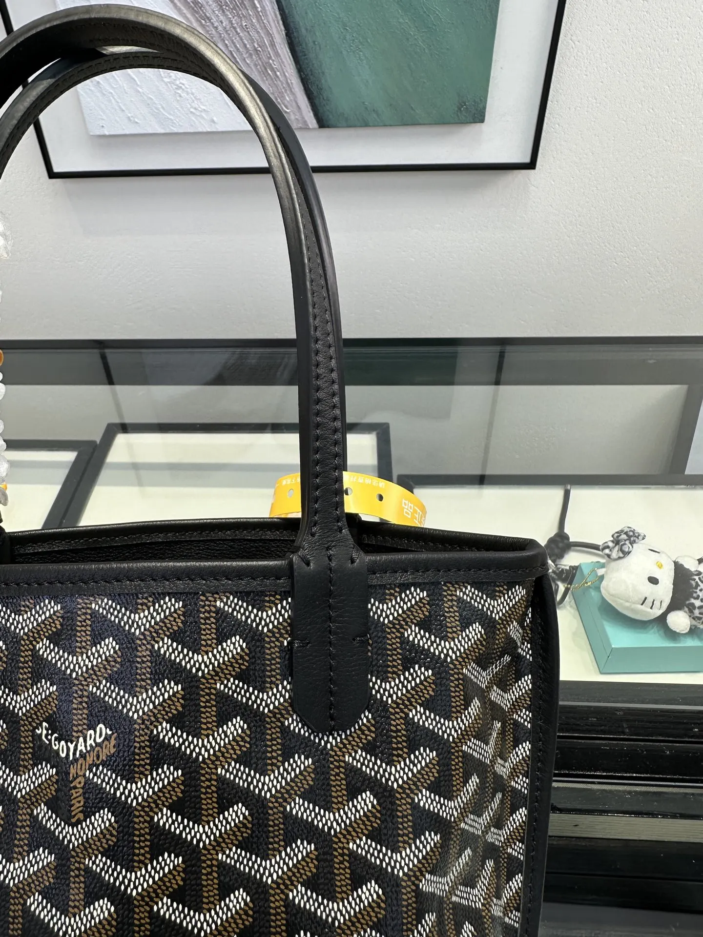 Goyard 黑色 小牛皮 托特包 大容量托特款
