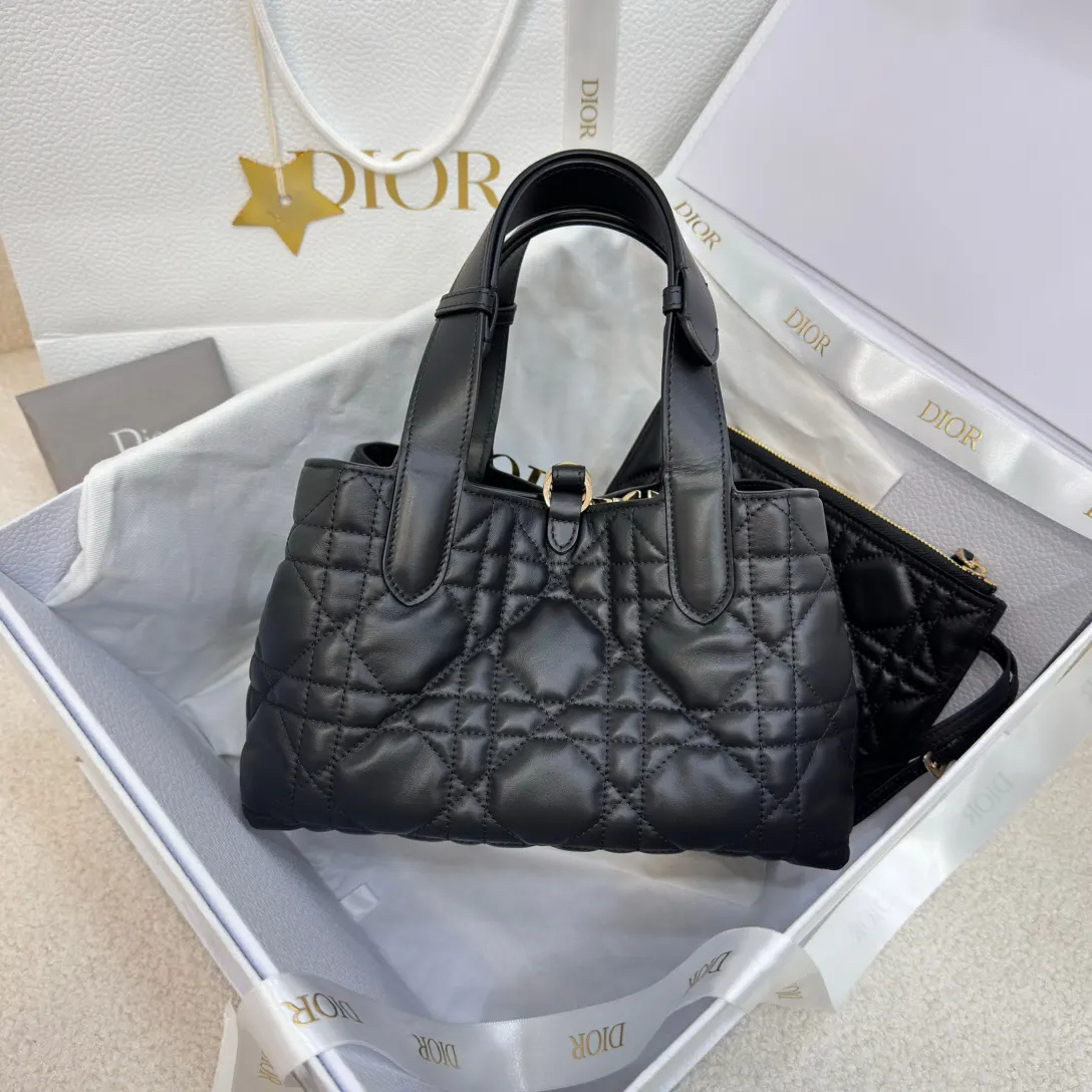 Black Tote Bag Leather