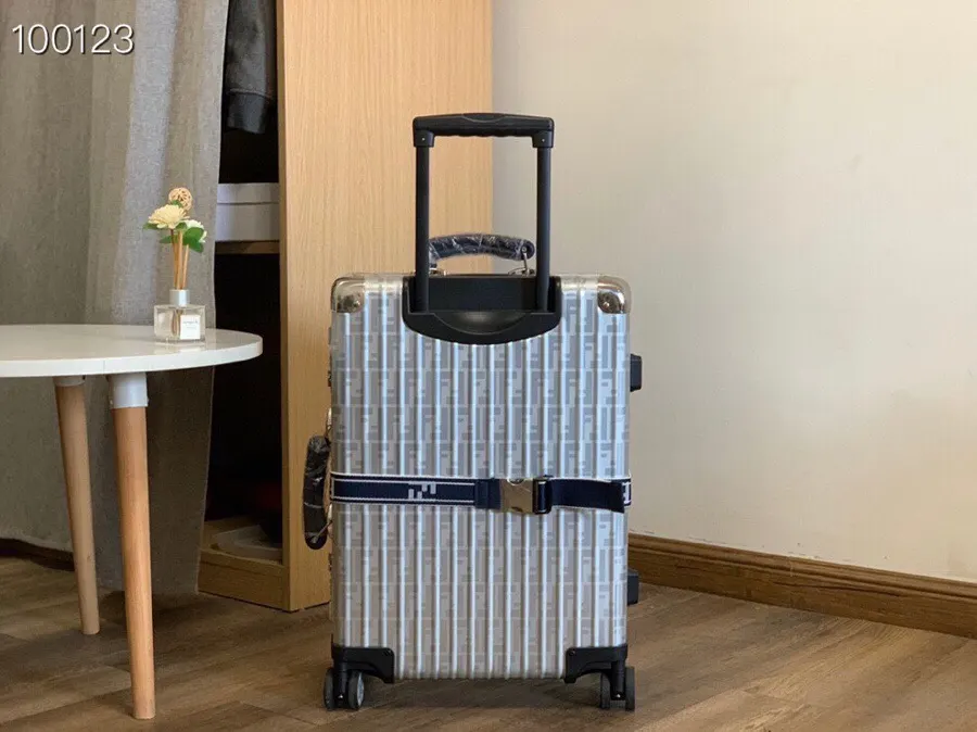 Black Blue Carry-On Suitcase Travel Lightweight