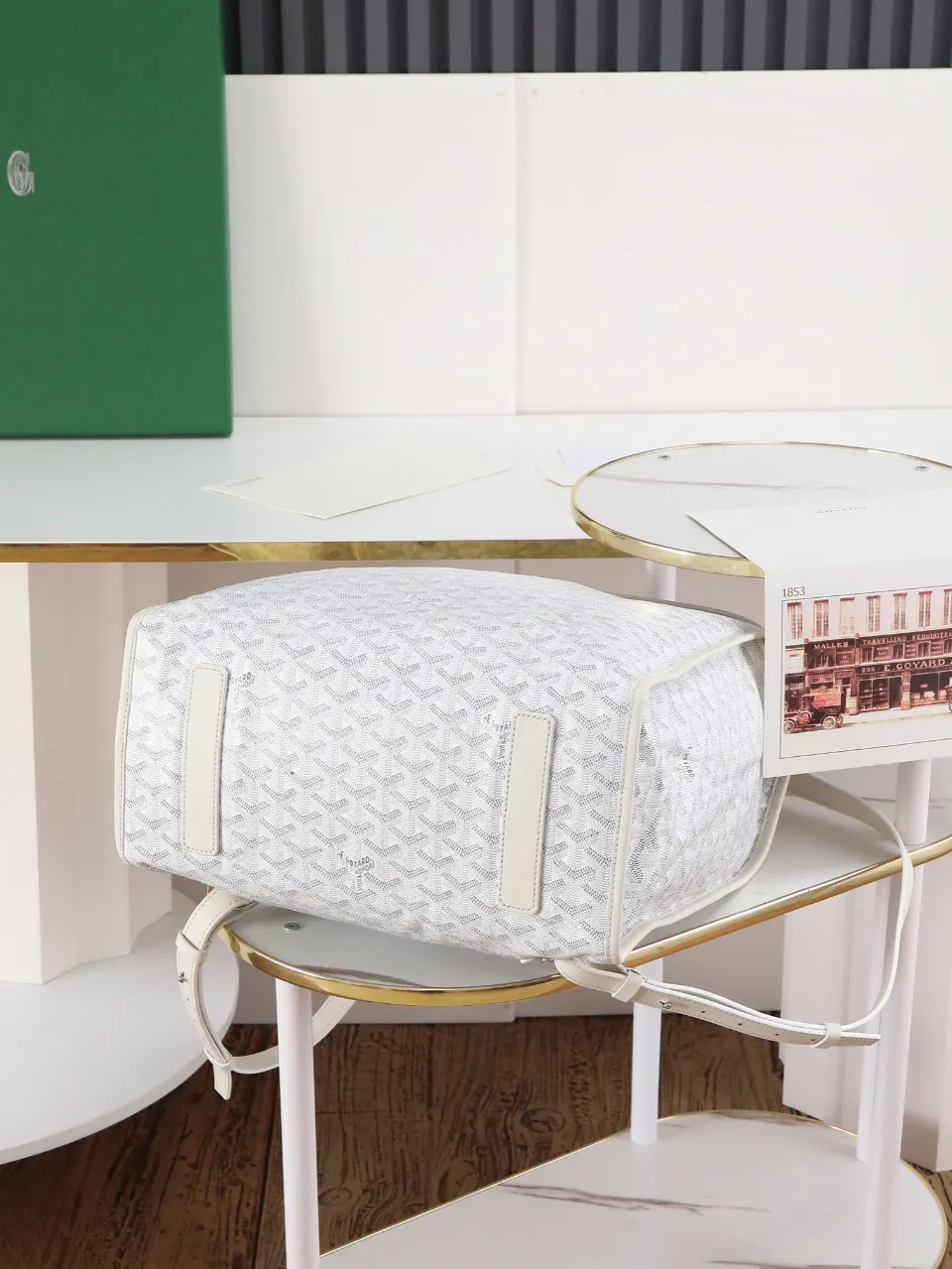 Goyard White Backpack
