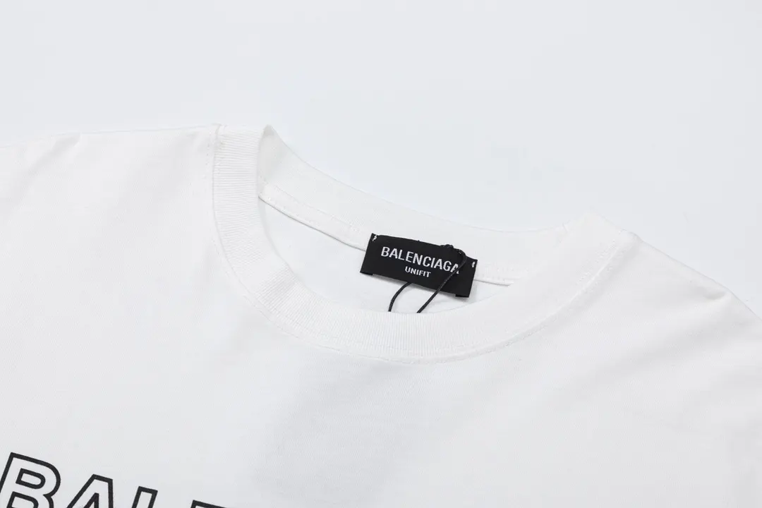 Balenciaga Black Short Sleeve T-Shirt Loose