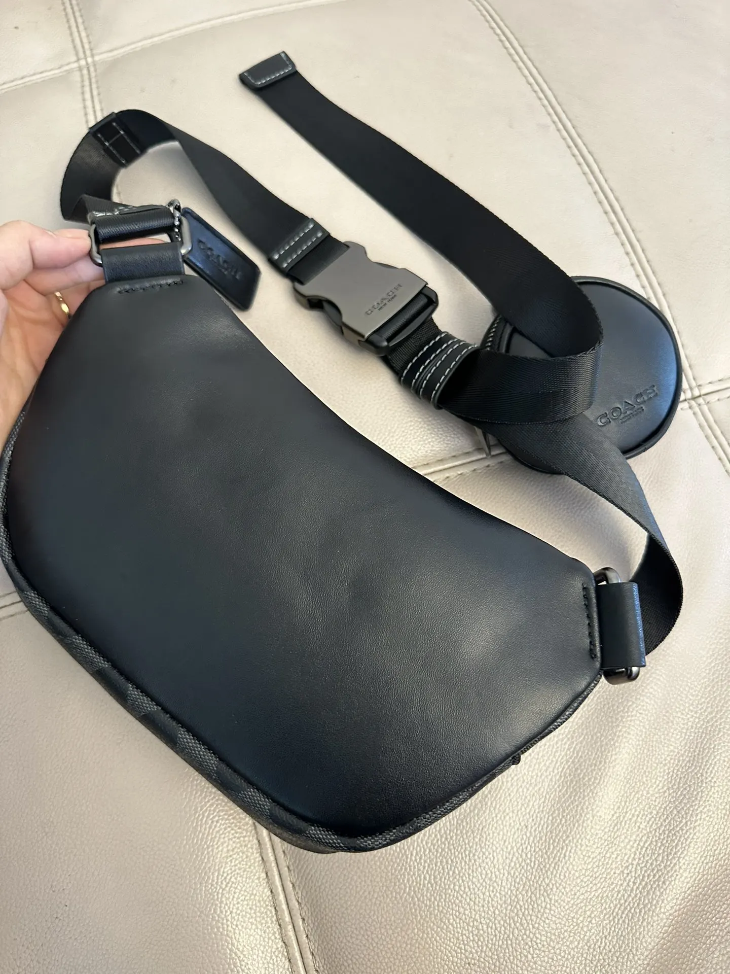 Coach 牛皮 厂价 腰包 休闲腰包款