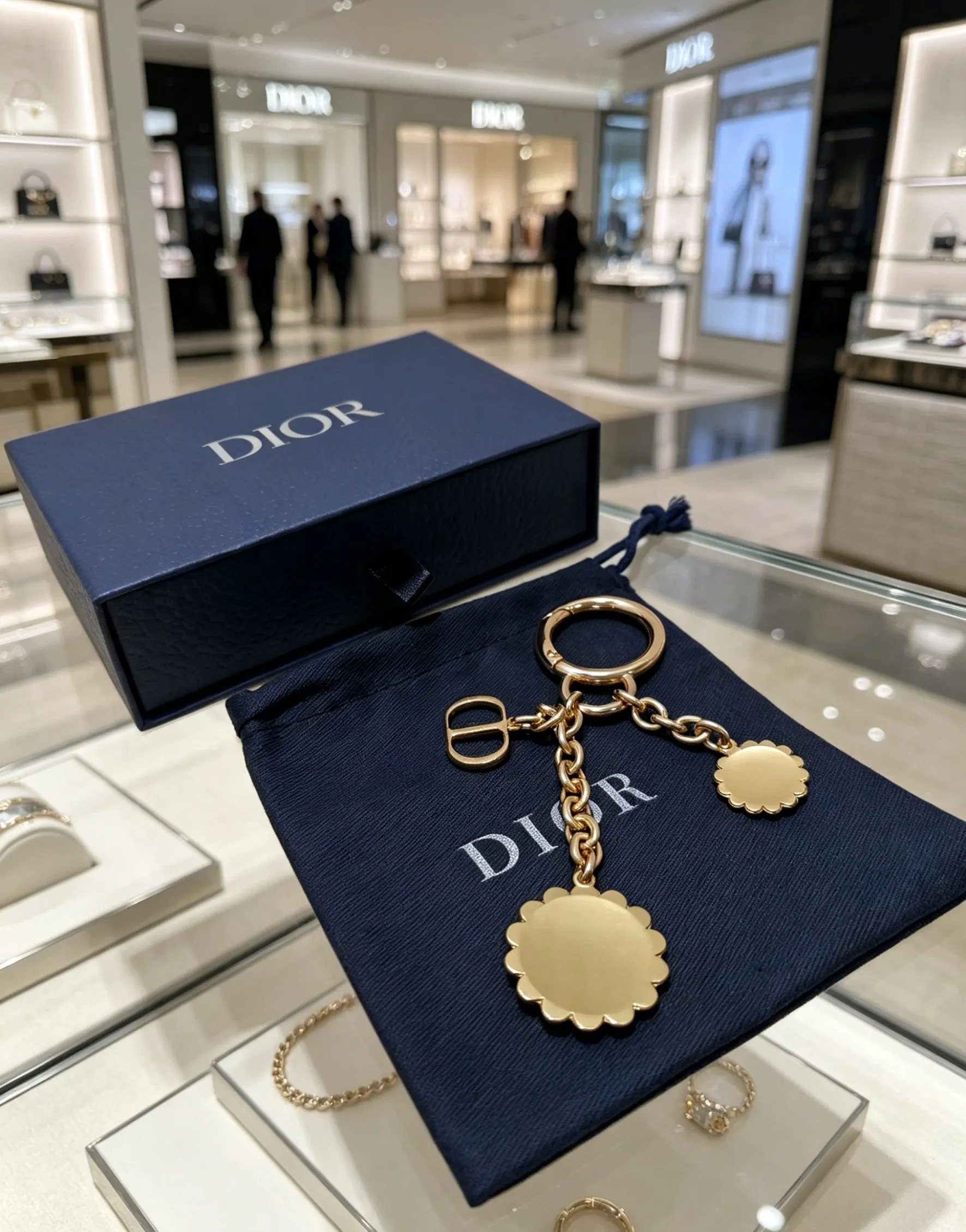 Dior 金色 吊坠