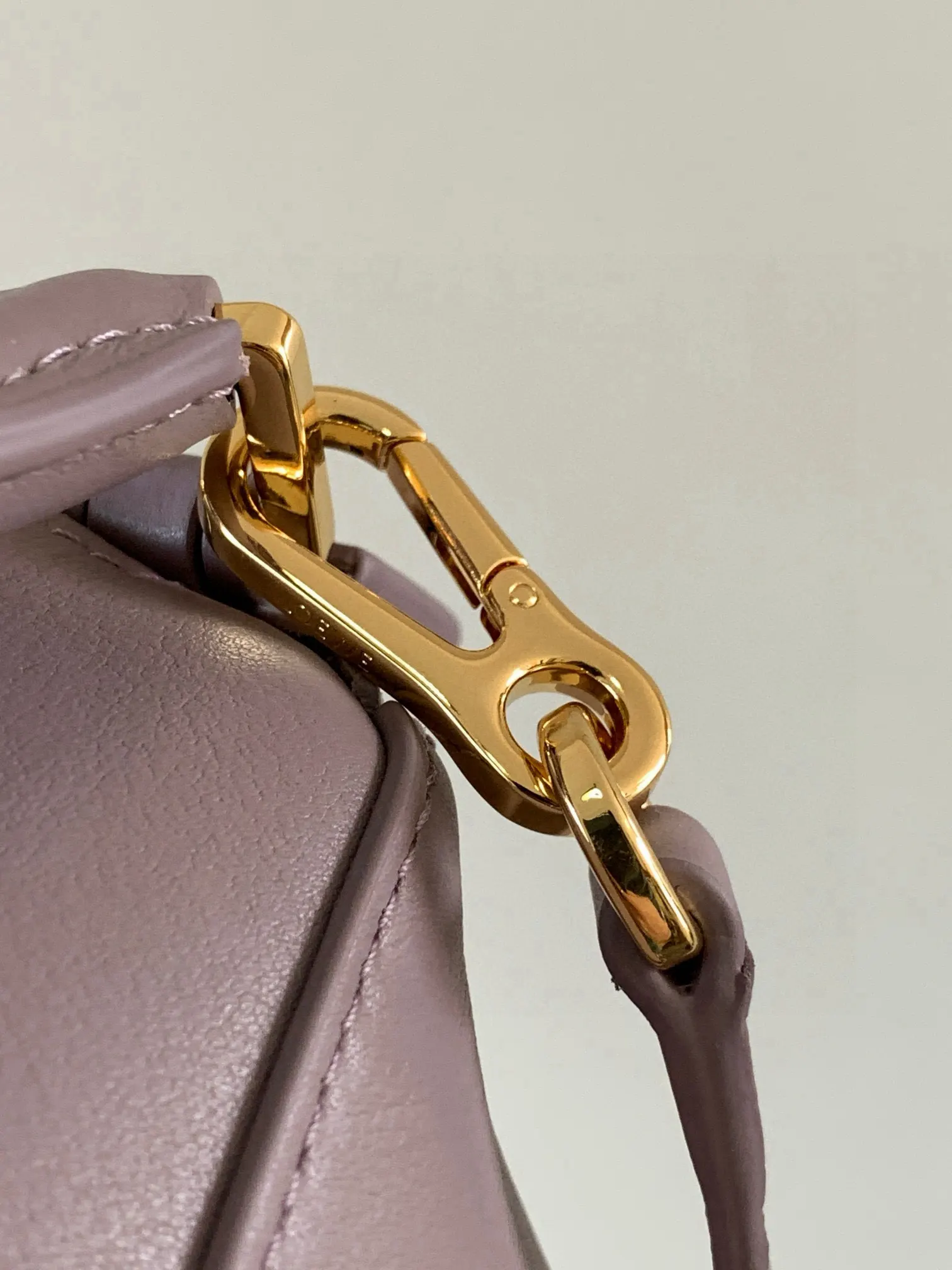 Purple Clutch Bag Leather