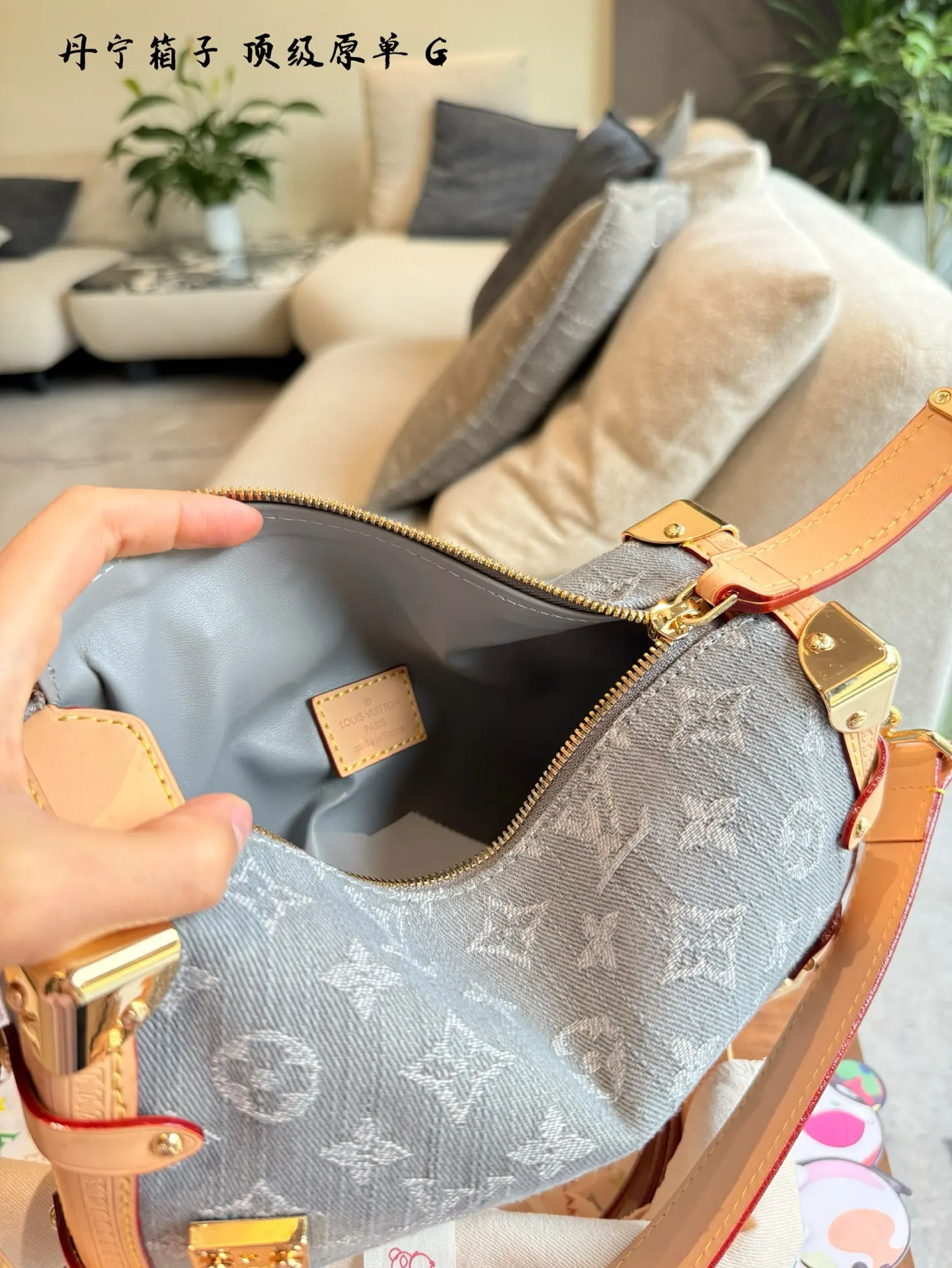 Gray Crossbody Bag Lightweight