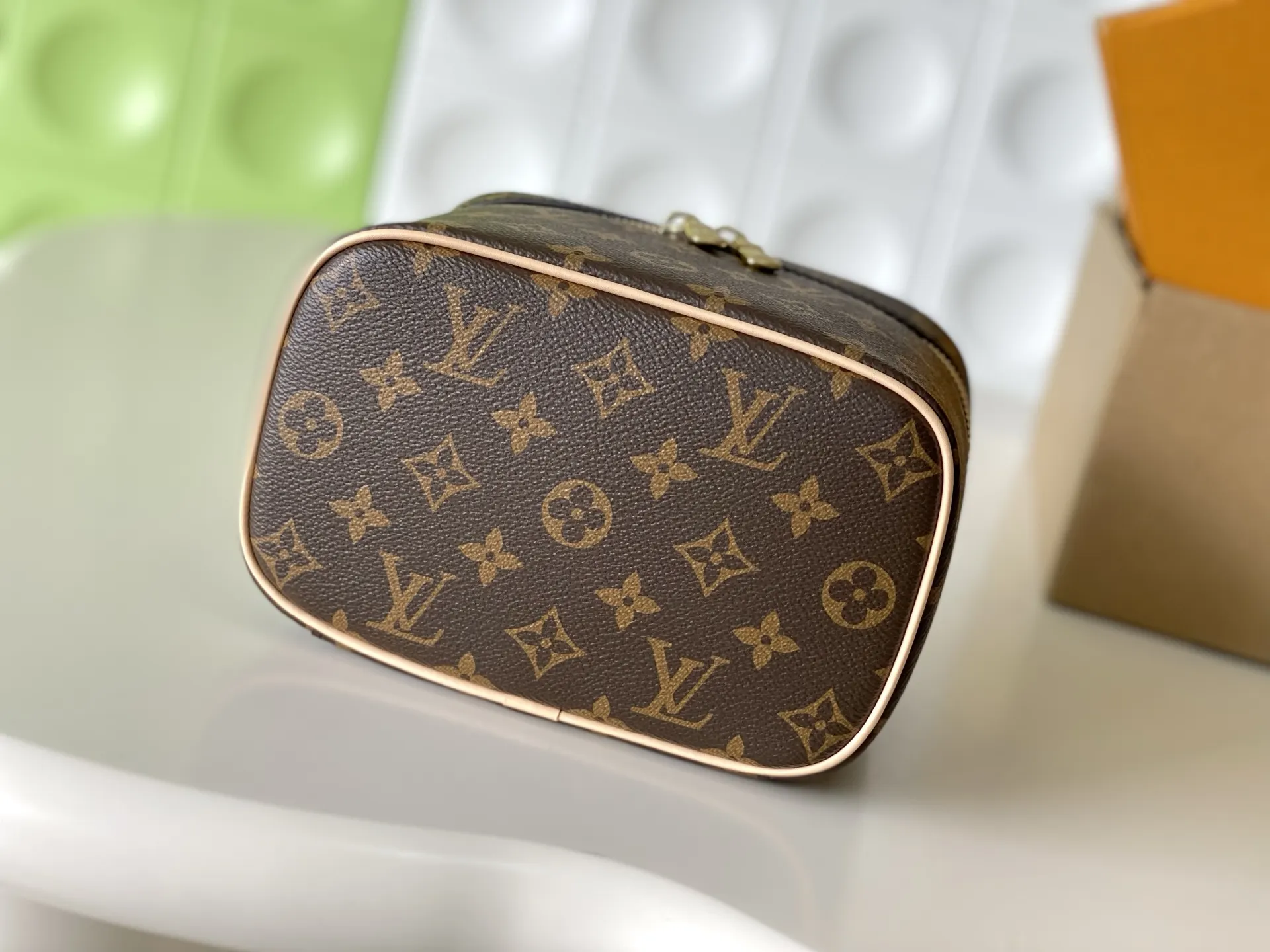 LV 老花 帆布 加强版 对柜 开发 全 手提包 通勤手提款