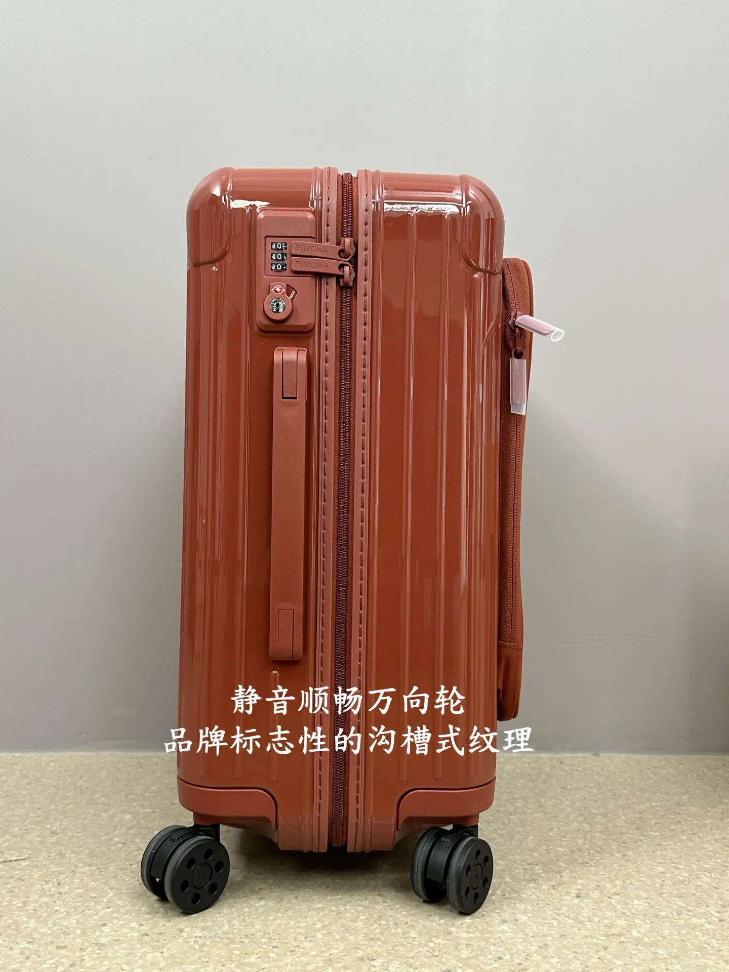 Black Gray Suitcase Travel Lightweight