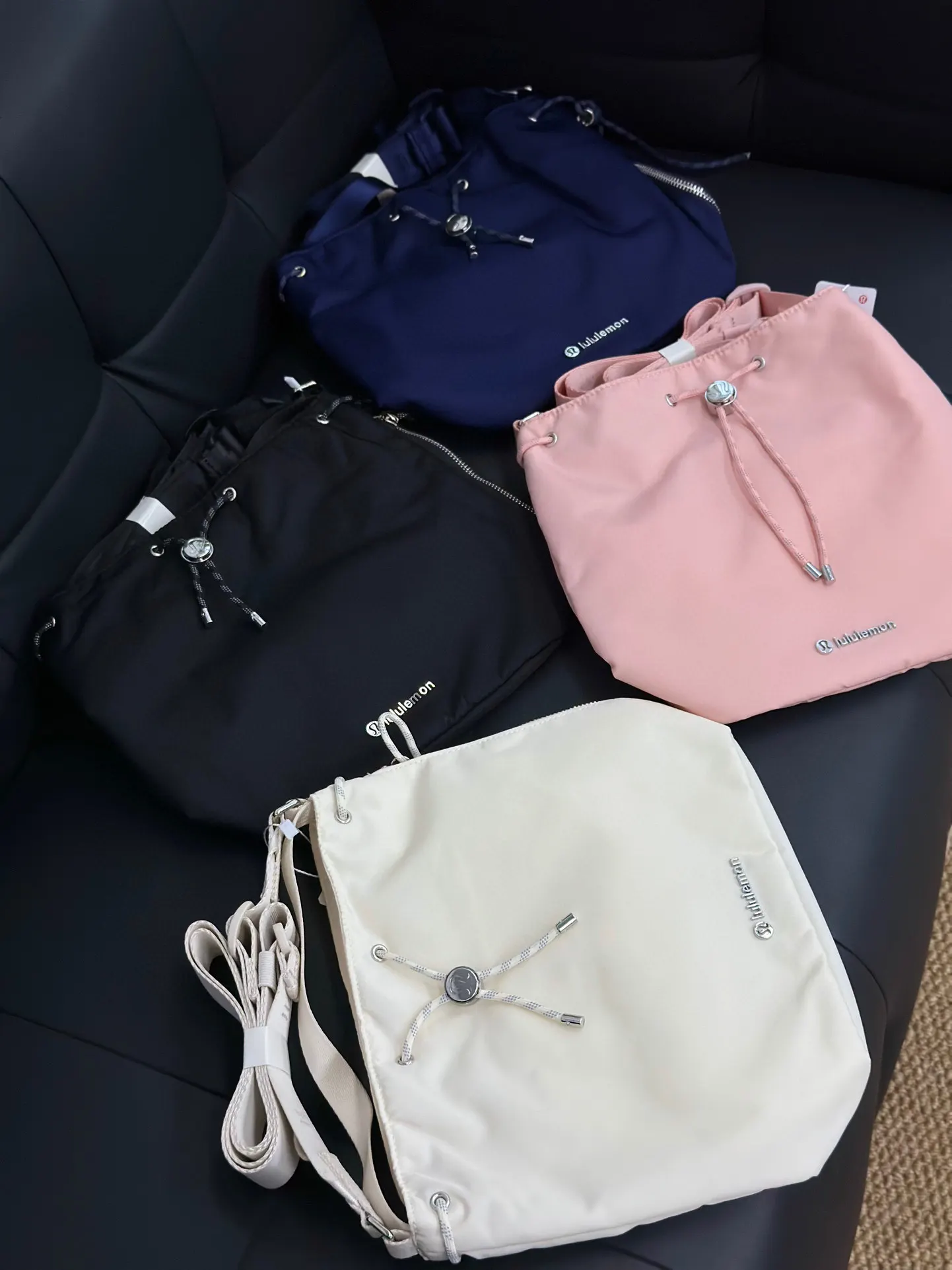 颜色合集图 本地 包邮 lululemon 水桶包 休闲水桶款