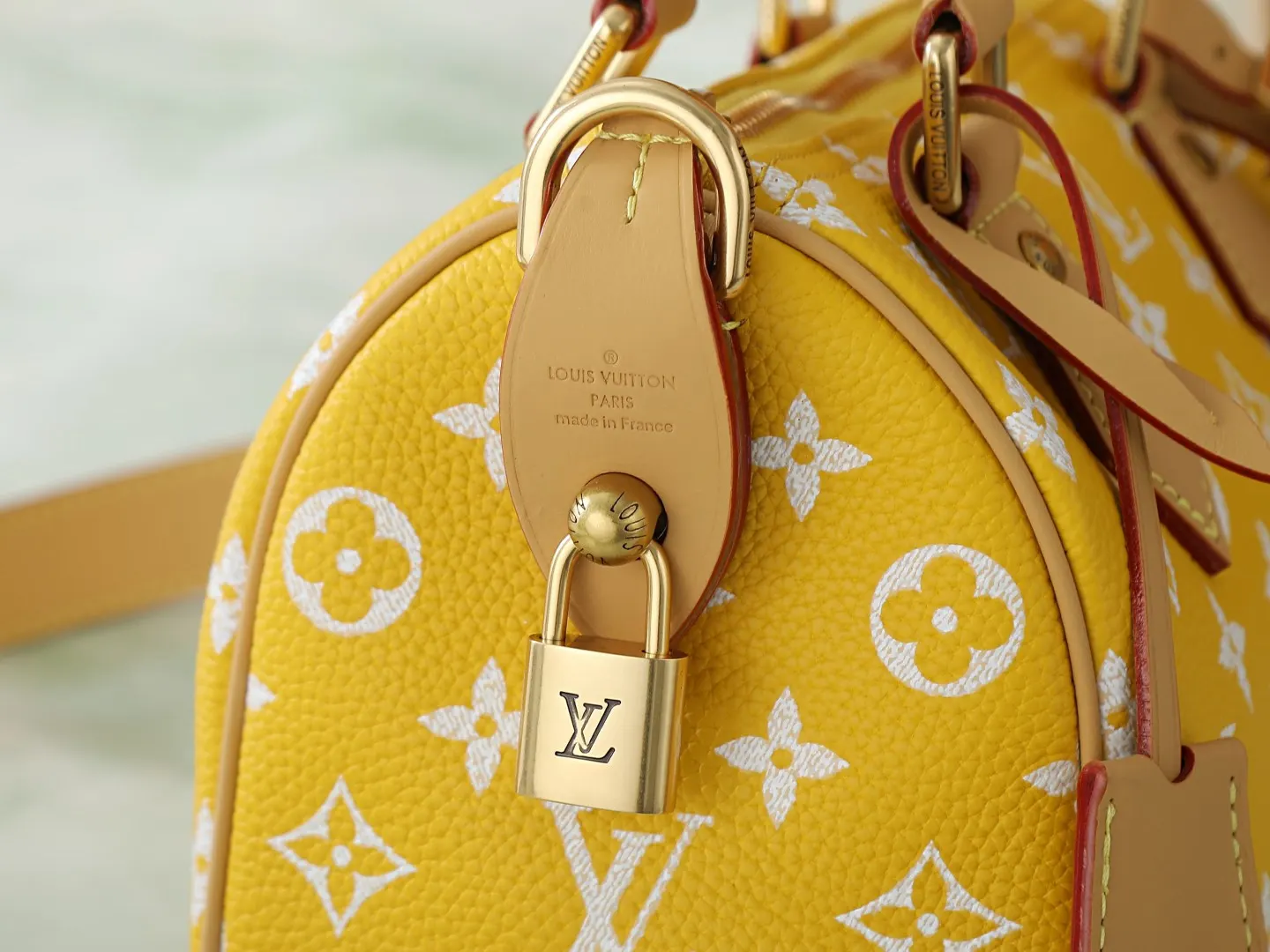 LV Speedy 蓝黄配色 手袋 复古款｜ORBUYBAG 岚奢包高端时尚精品
