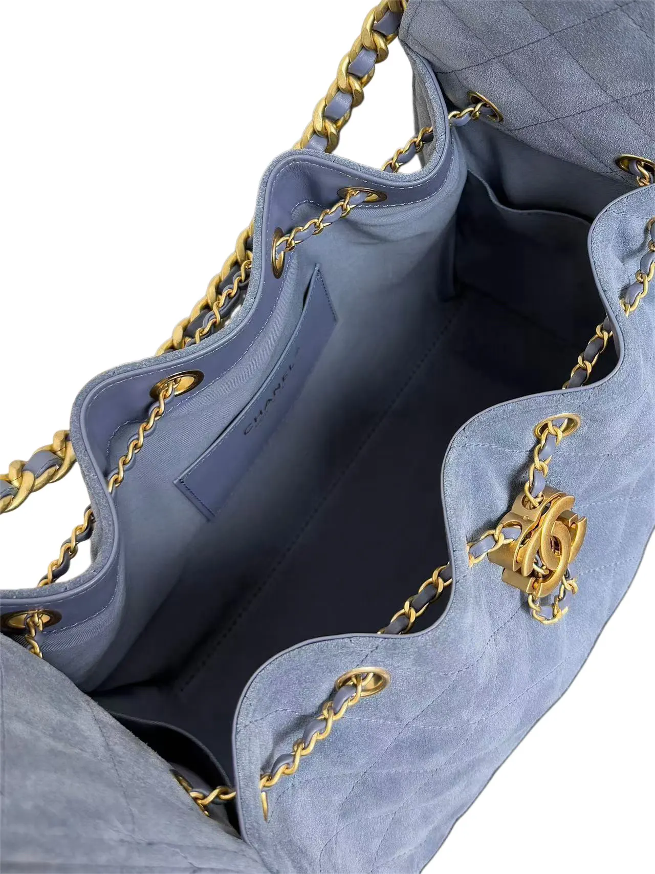 Blue Chain Bag