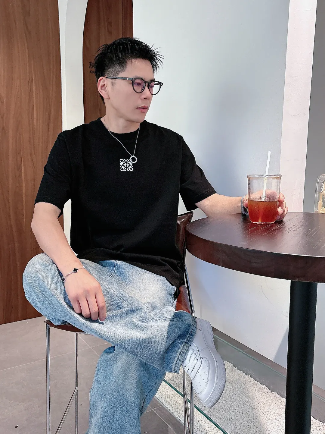 Prada T-Shirt Triangle Logo