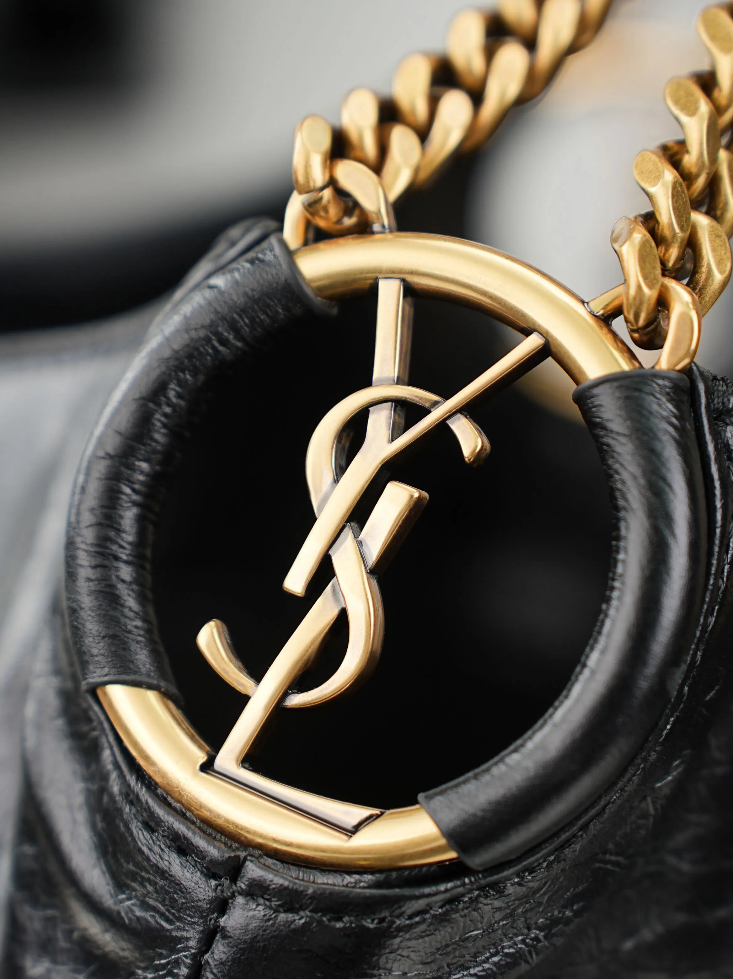 Black Hobo Shoulder Bag Vintage